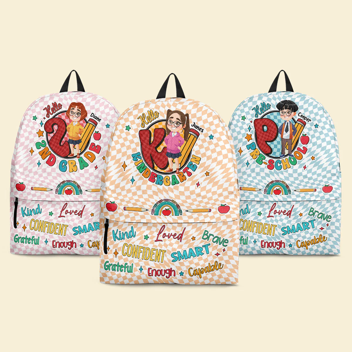 I AM - Personalized Kid Backpack - Image 3