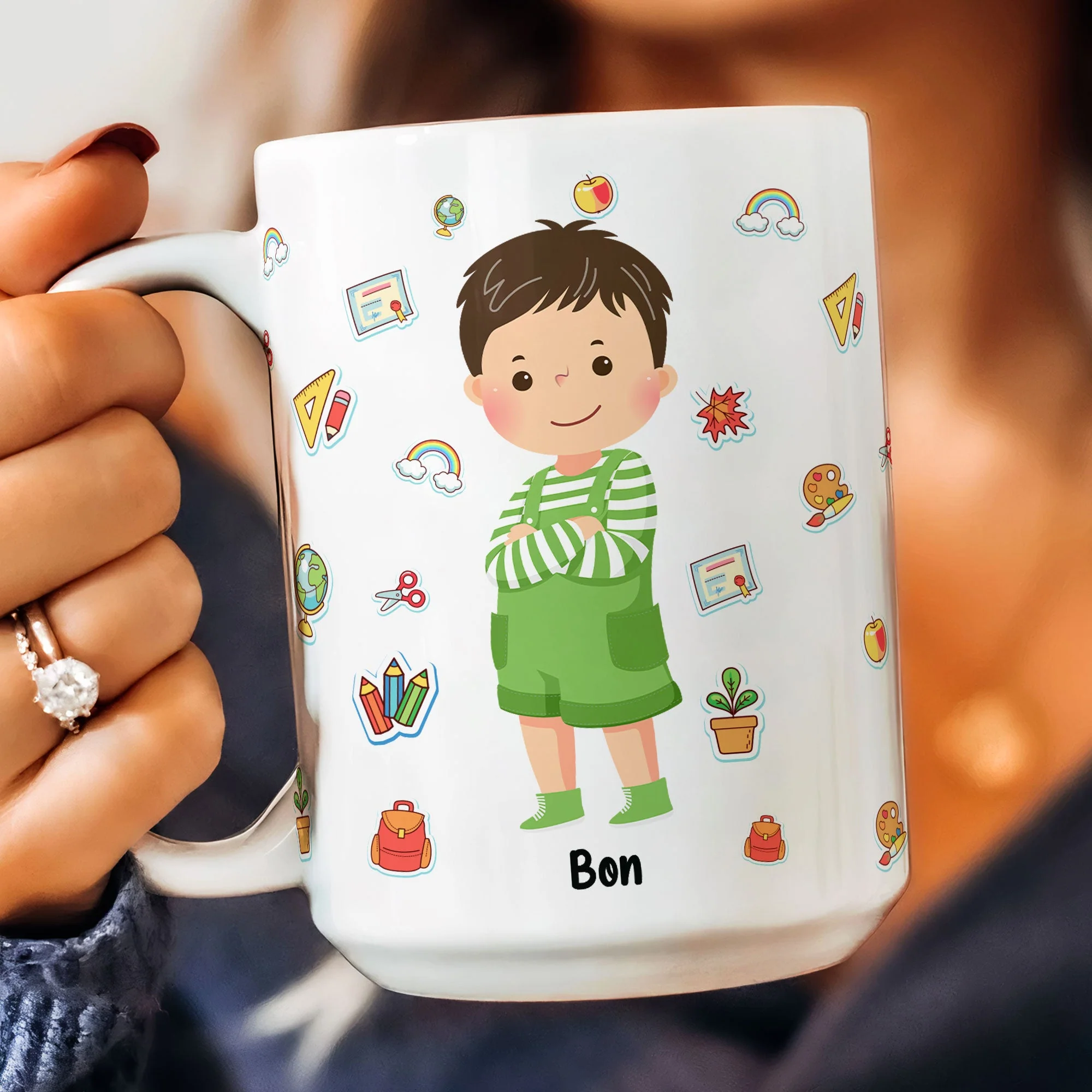 I Am Smart, Brave - Personalized Mug - Image 7