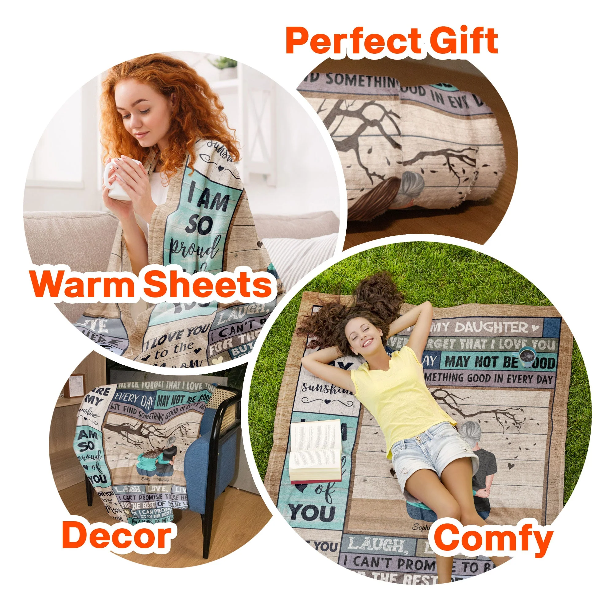 I Am So Proud Of You - Personalized Daughter Blanket - Image 6