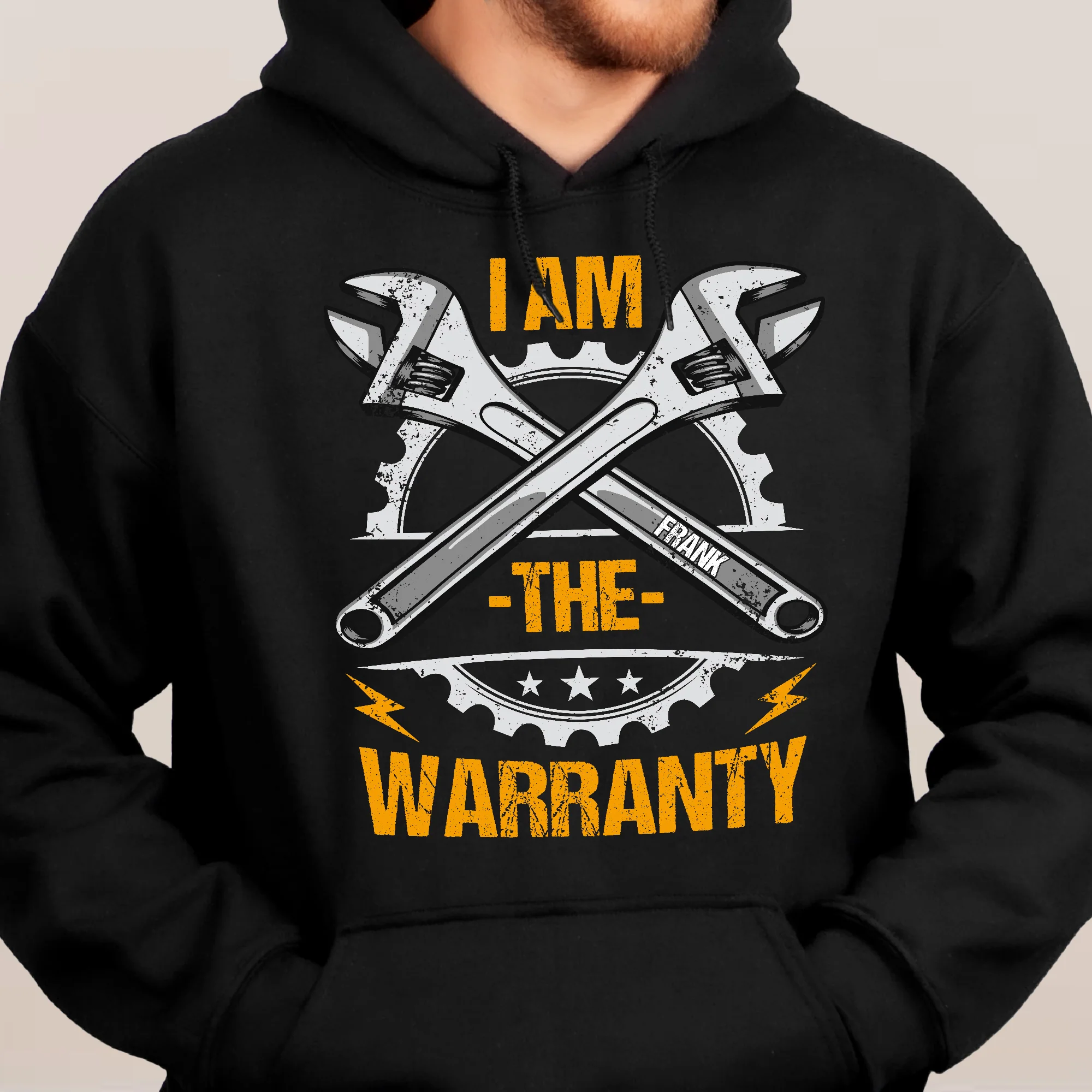 I Am The Warranty - Funny Gifts For Dad Grandpa Papa Garage Mechanic - Personalized Shirt - Image 8