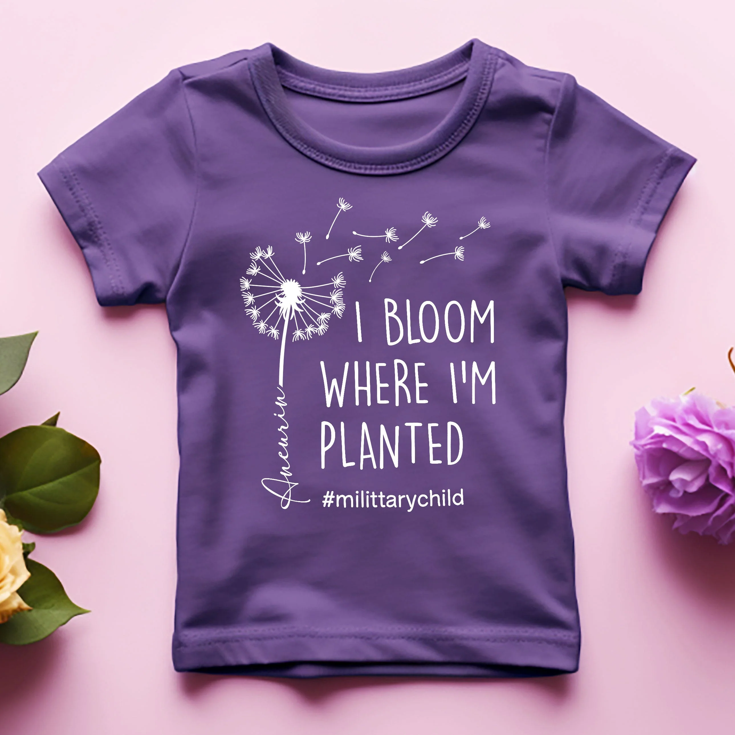 I Bloom Where I'm Planted - Personalized Shirt - Image 2