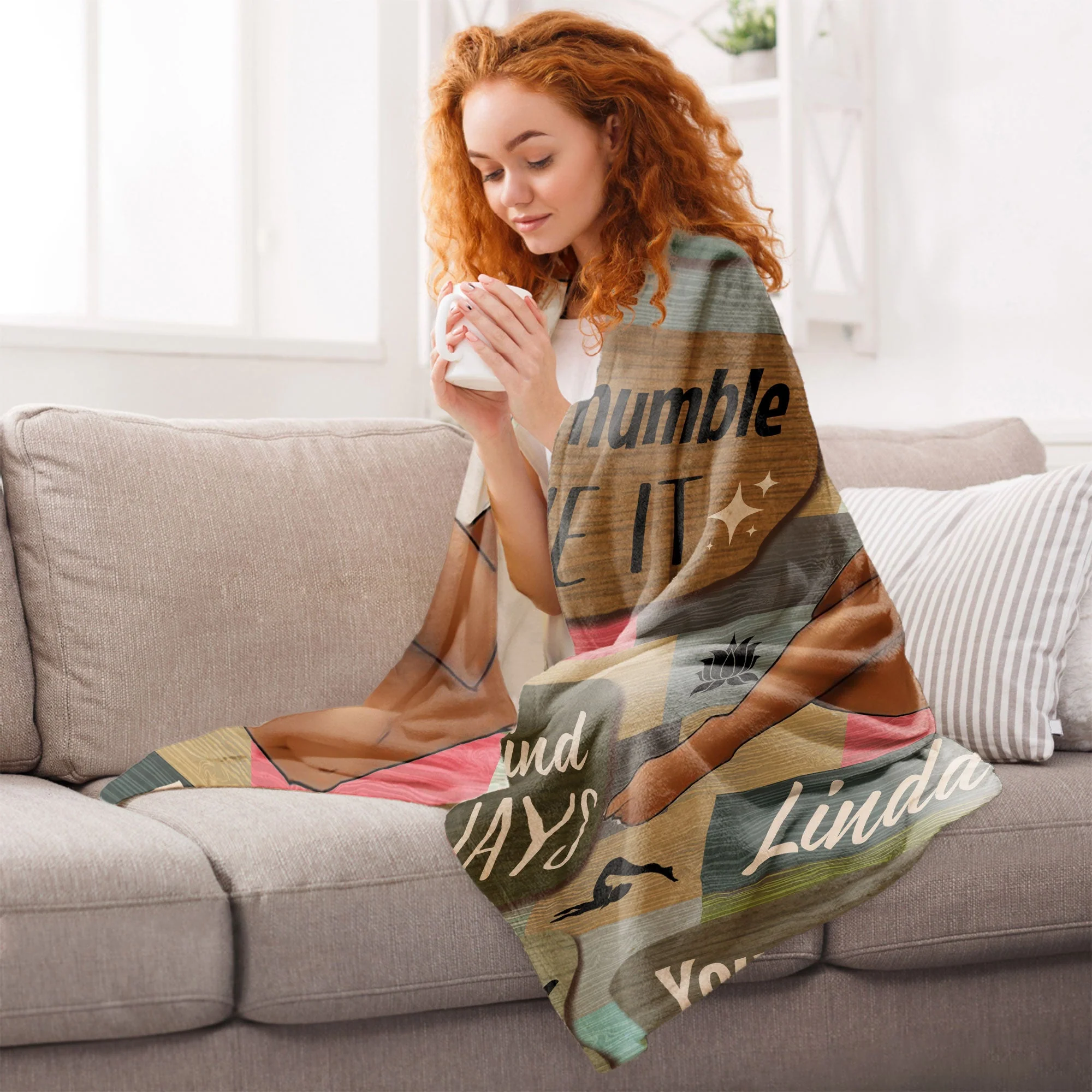 I Decided My Vibe - Personalized Blanket - Image 5