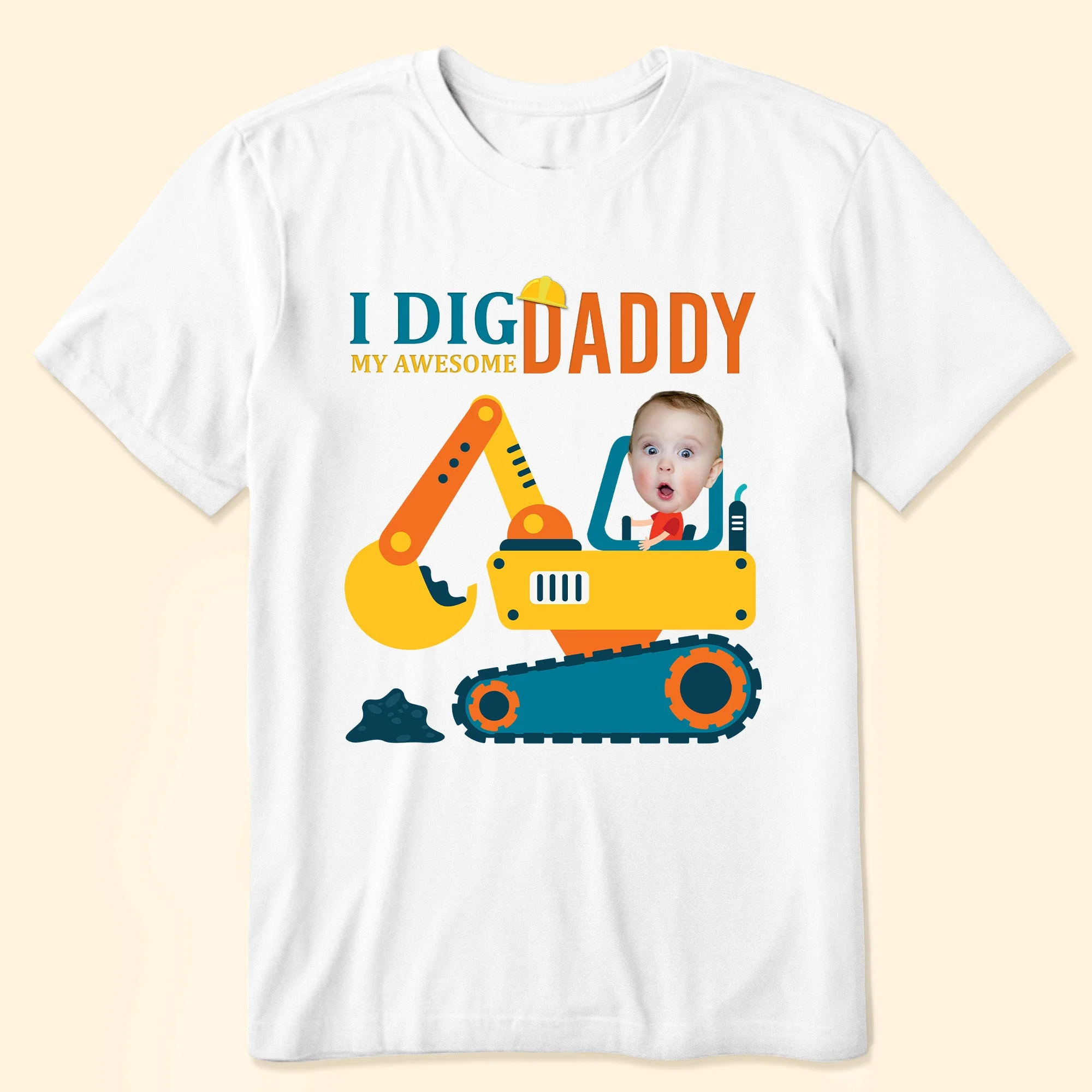 I Dig My Awesome Daddy - Personalized Photo Shirt - Image 7