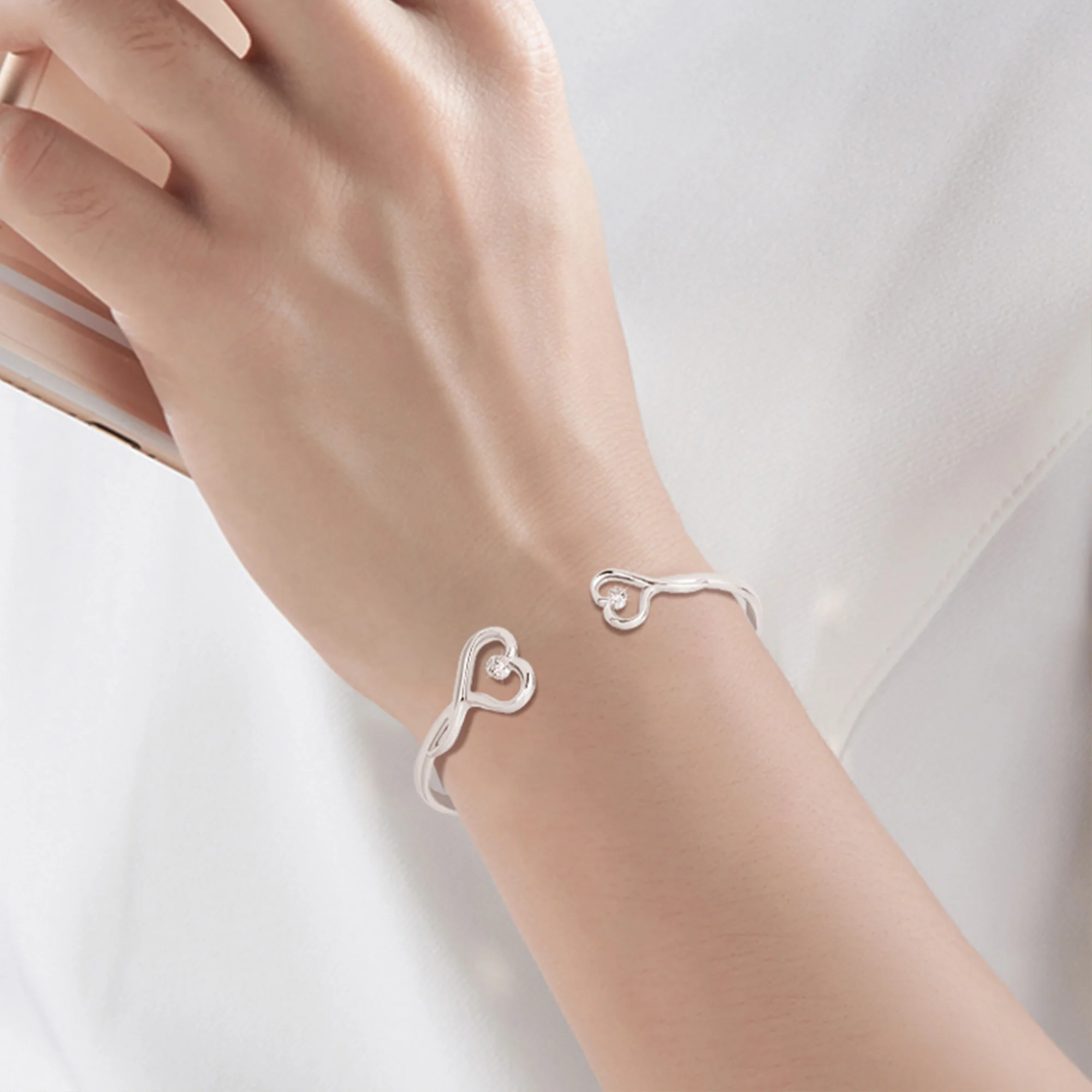 I F*cking Miss You Long Distance Relationship Gift - Personalized Heart Bracelet - Image 3