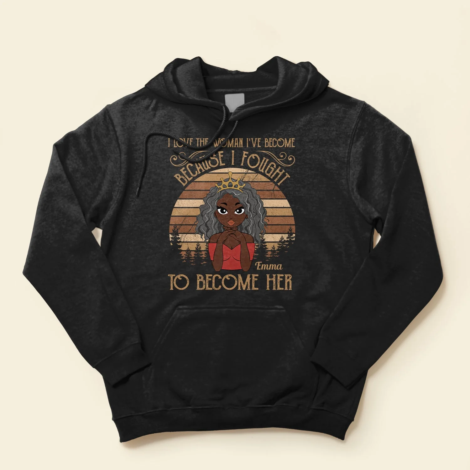 I Fought To Become Her - Personalized Shirt - Birthday Gift For Black Woman, Black Girl - Image 4