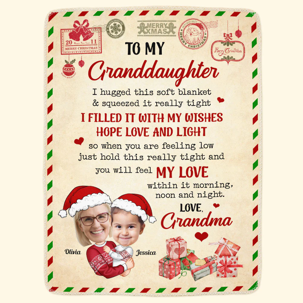 I Hugged This Soft Blanket And Squeezed It Really Tight - Personalized Photo Blanket - Image 4