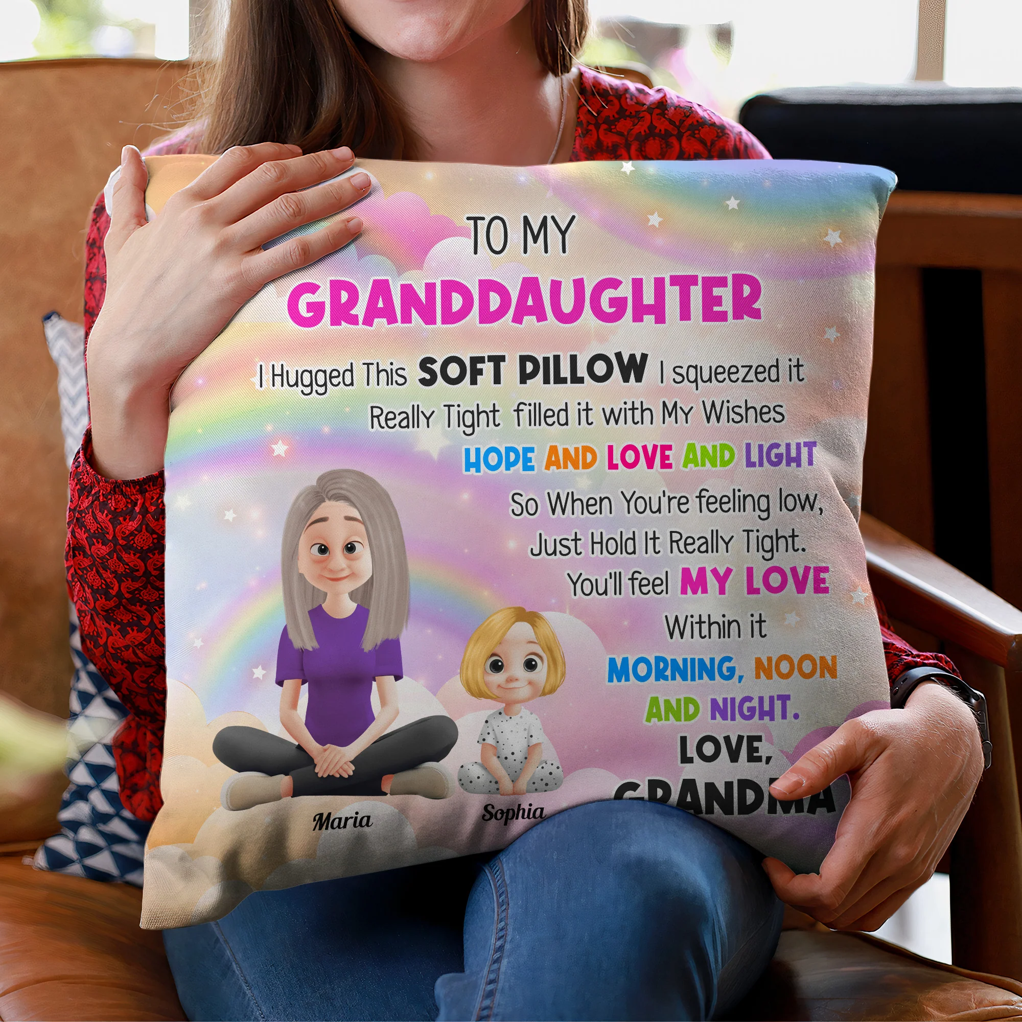 I Hugged This Soft Pillow - Personalized Pillow (Insert Included) - Image 2