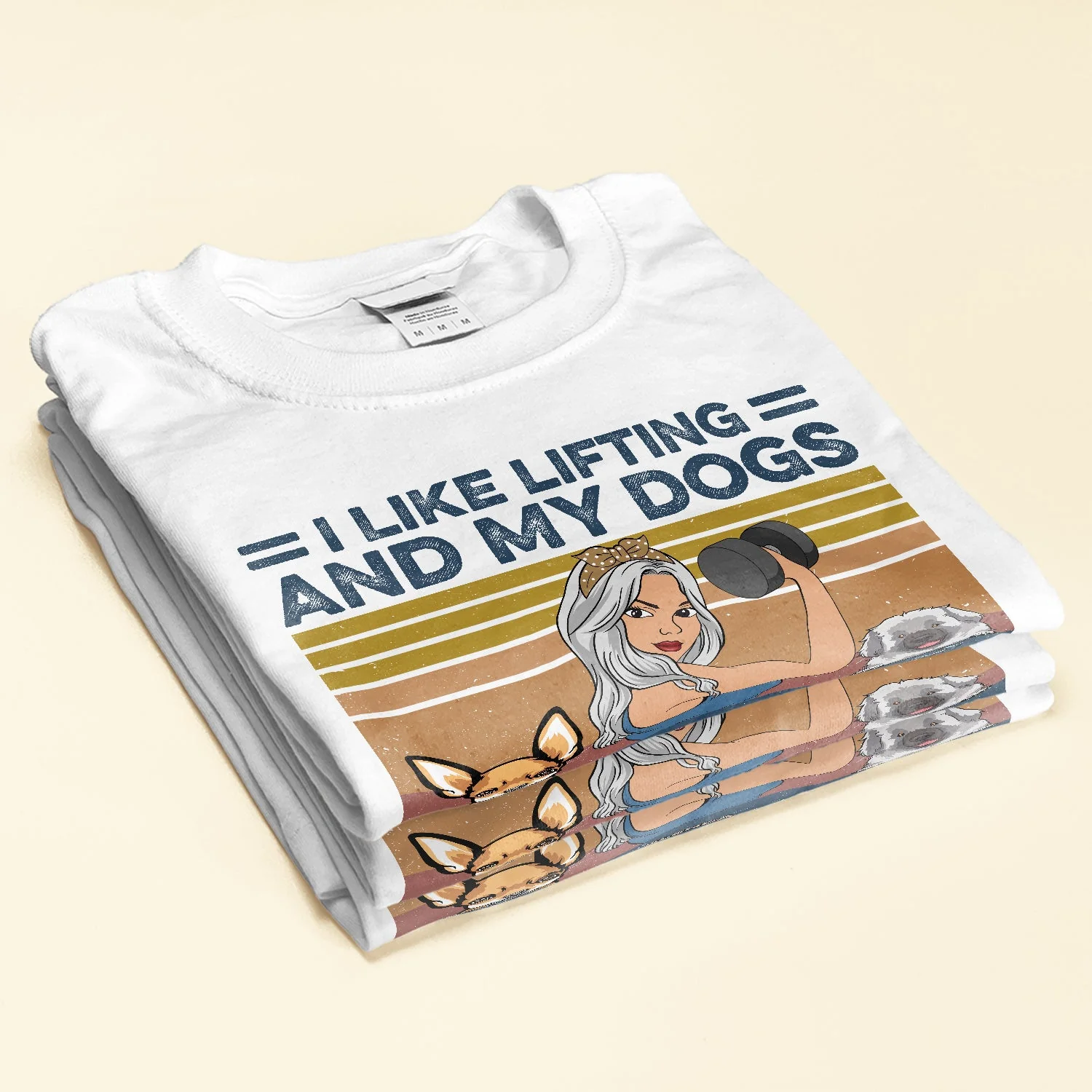 I Just Want To Workout - Personalized Shirt - Gift For Gymer - Lady Lifting - Image 2