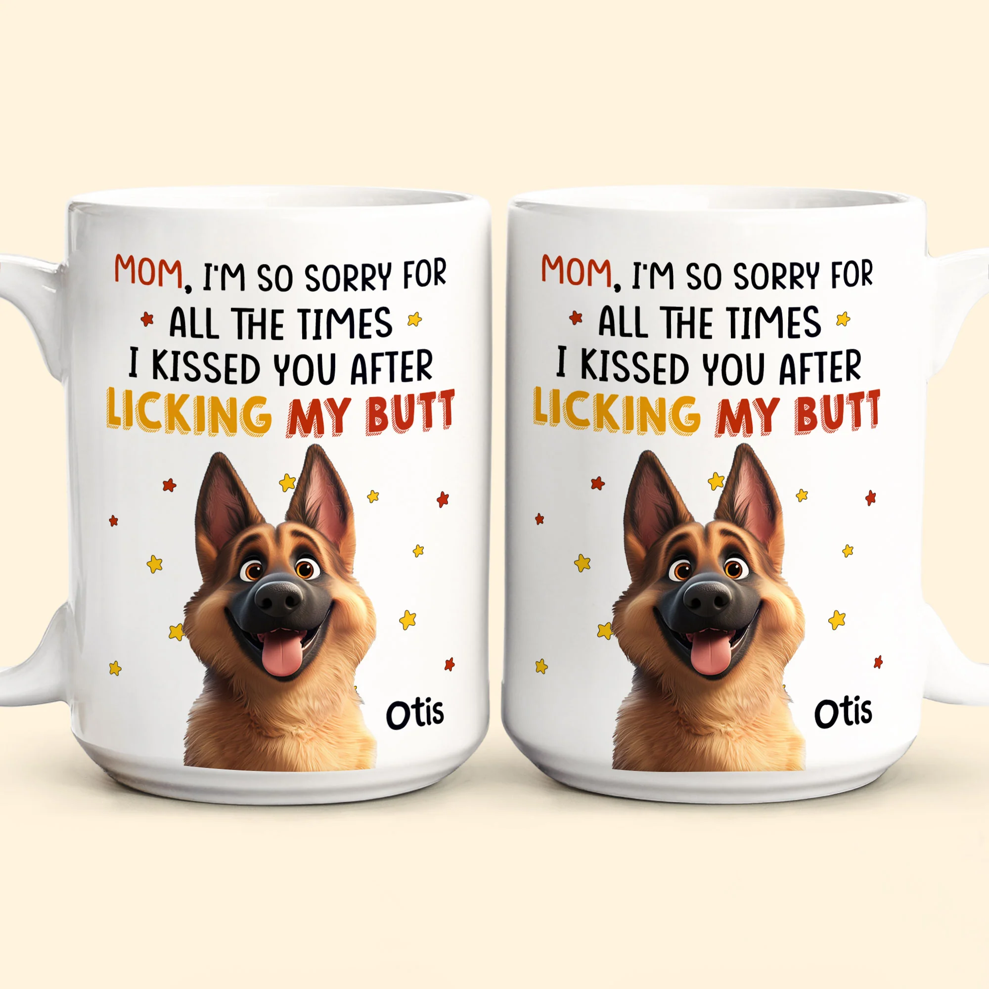 I Kissed You After Licking Butt - Personalized Mug - Image 6