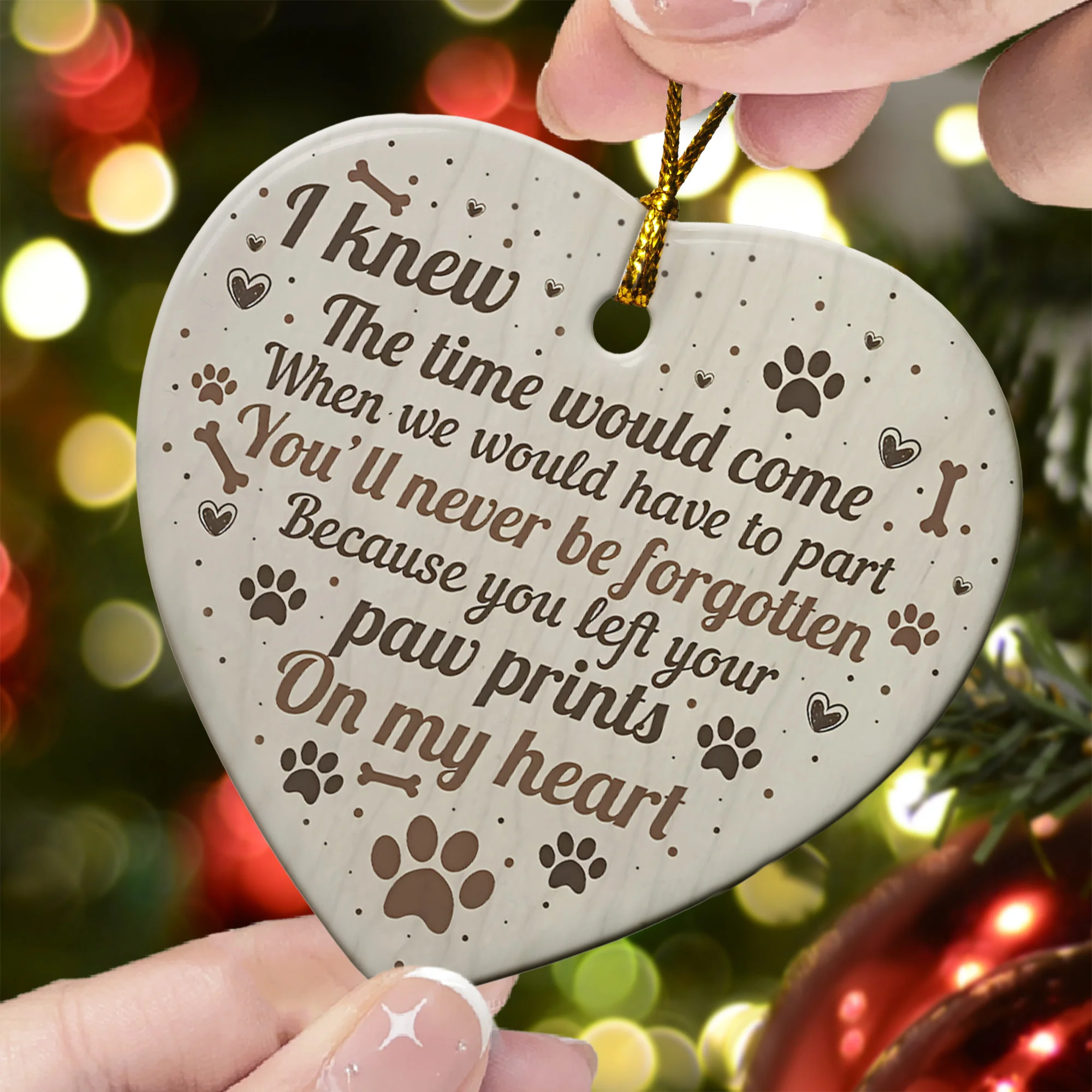 I Knew The Time Would Come - Ceramic Ornament - Image 3
