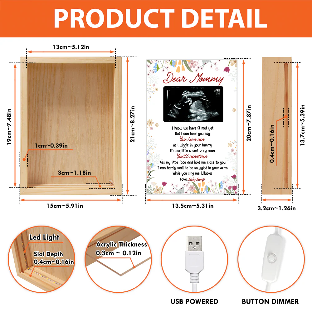 I Know We Haven't Met - Personalized Photo Frame Light Box - Image 7