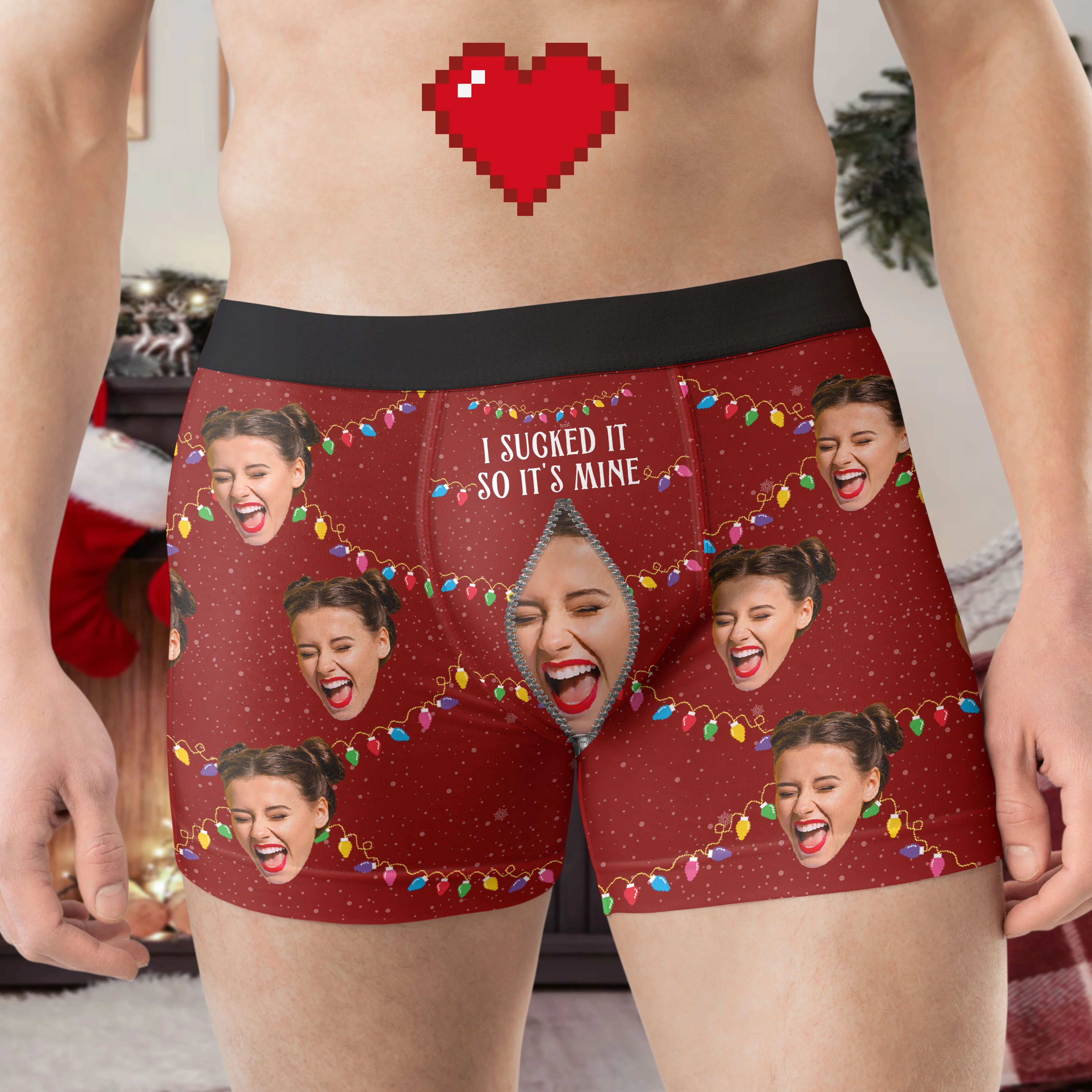 I Licked It I Sucked It - Personalized Photo Couple Matching Underwear - Image 6