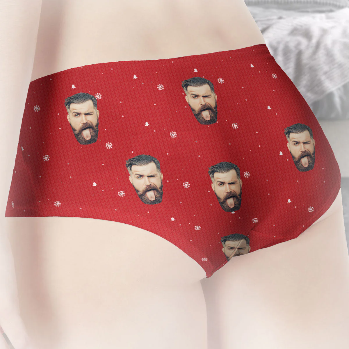 I Licked It So It's Mine - Personalized Photo Women's Low-waisted Brief - Gift For Wife - Image 4