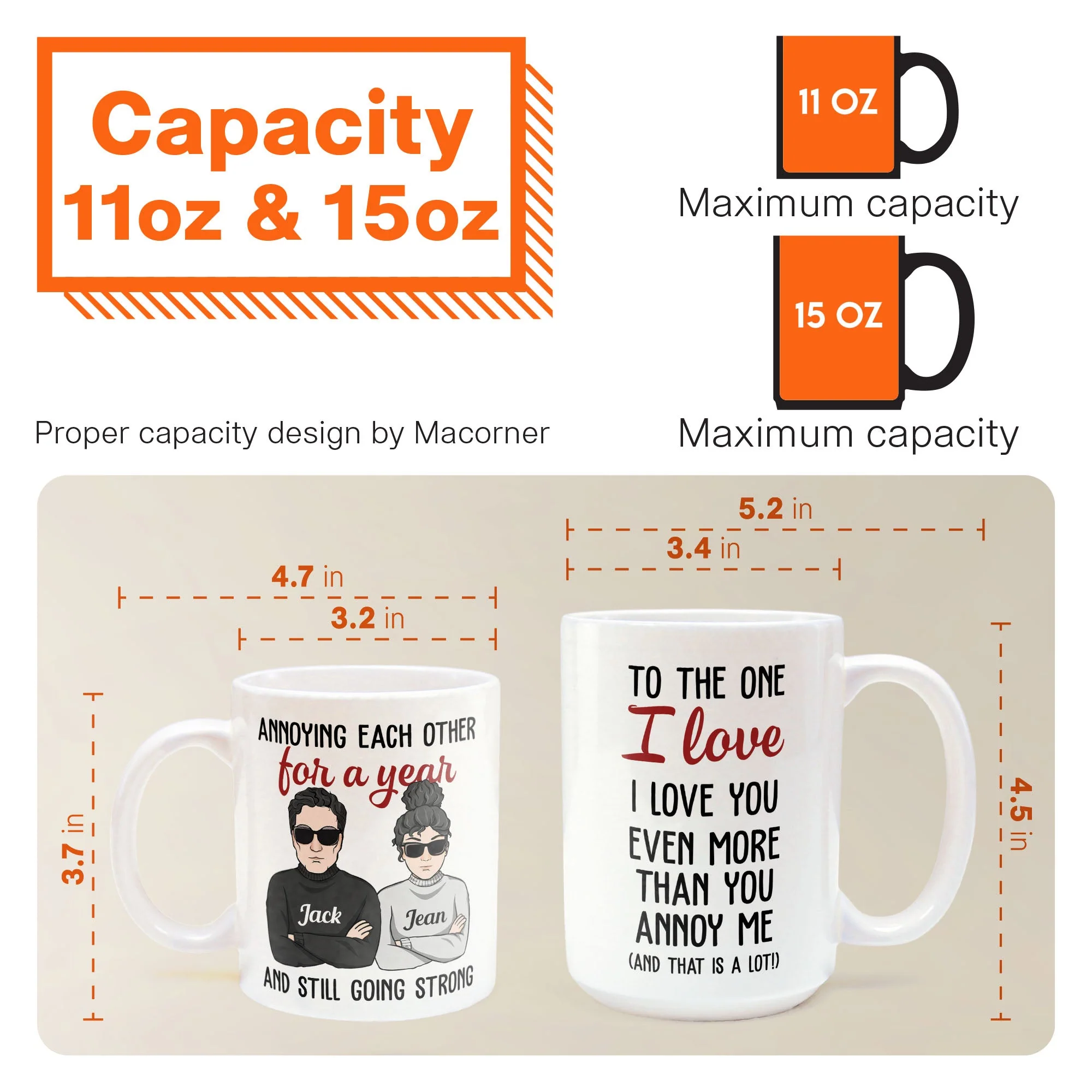 I Love You Even More Than You Annoy Me - Personalized Mug - Valentine's Day, Christmas Gift For Wife, Husband, Lovers - Image 4