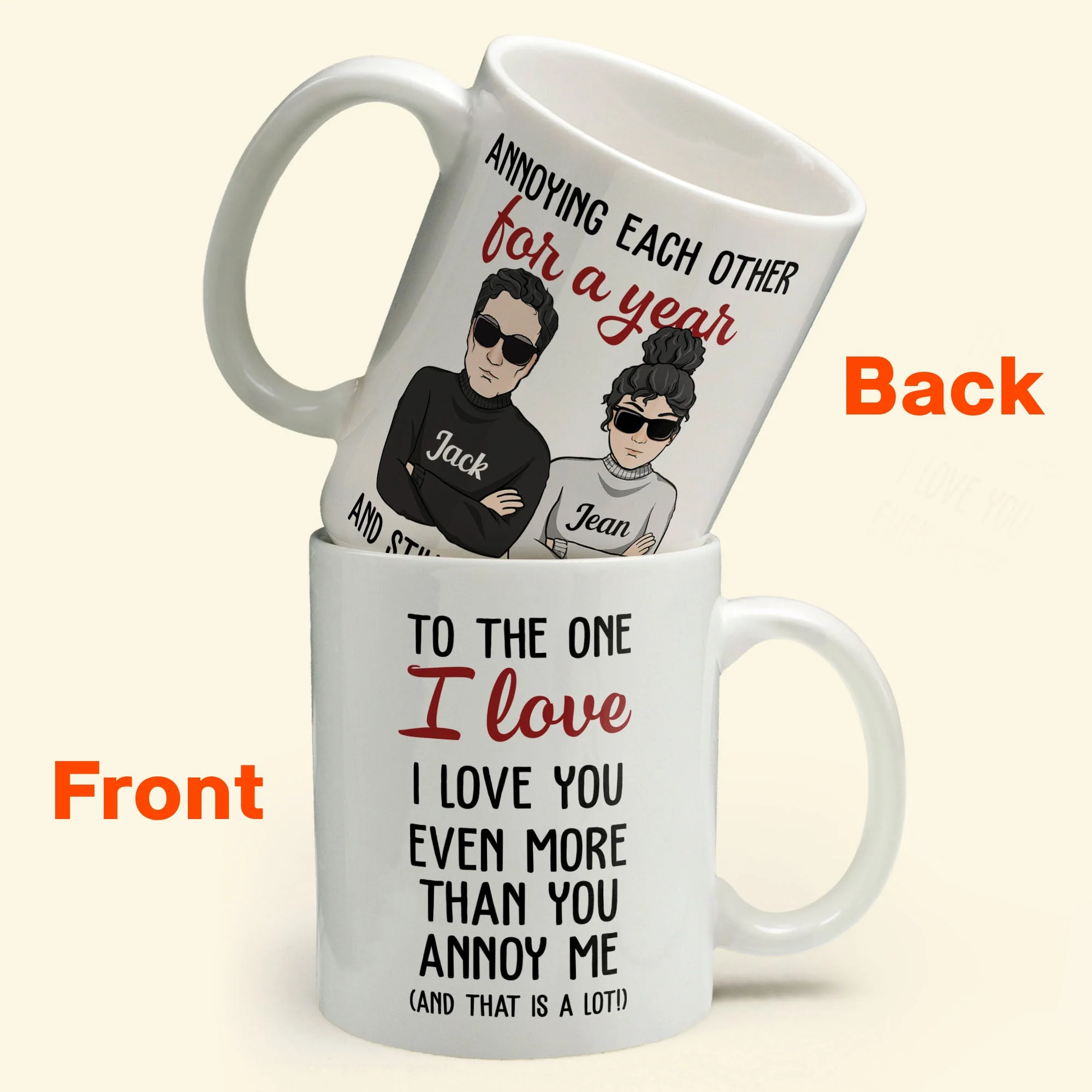 I Love You Even More Than You Annoy Me - Personalized Mug - Valentine's Day, Christmas Gift For Wife, Husband, Lovers - Image 6