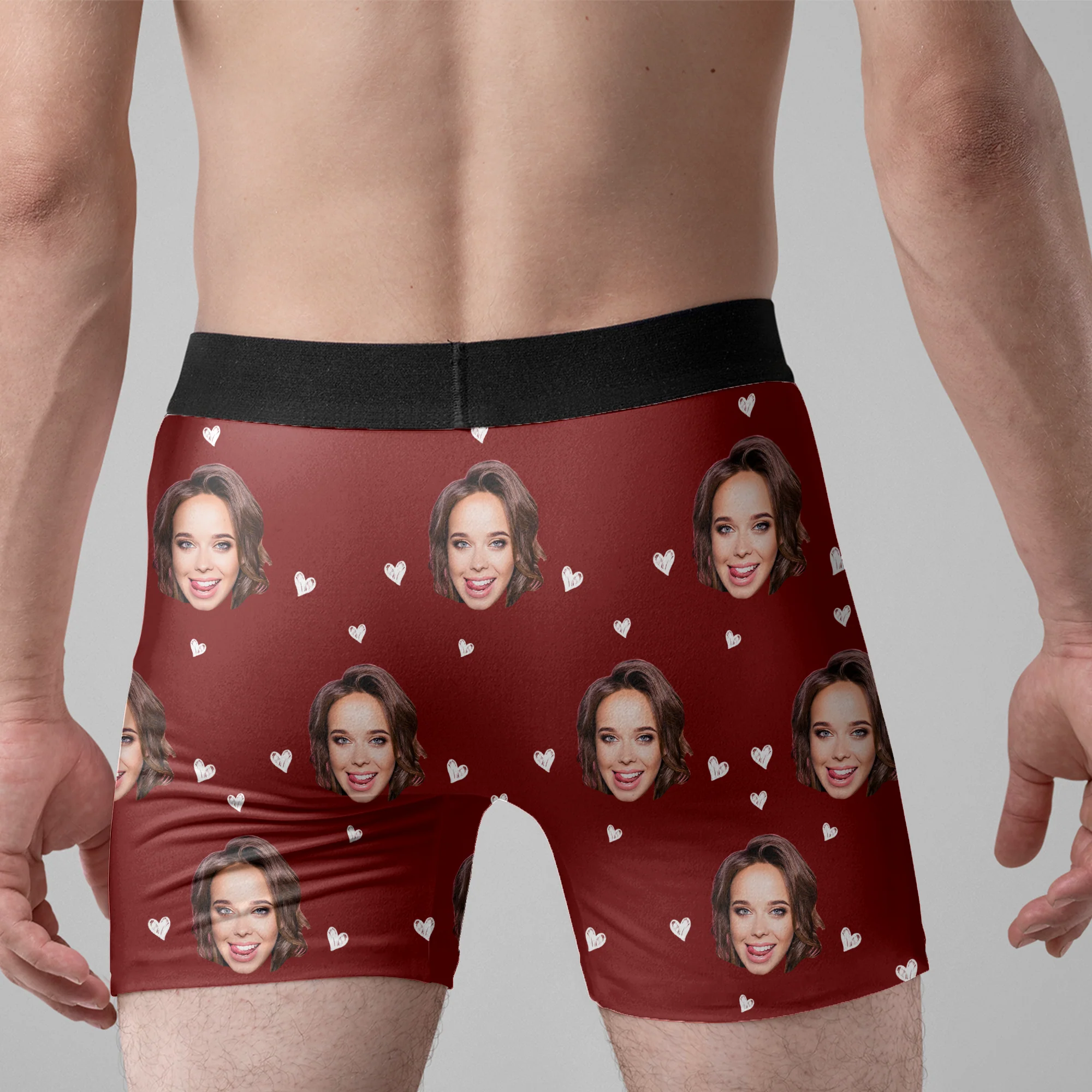 I Love You For Who You Are But That Sure Is A Bonus - Personalized Photo Men's Boxer Briefs - Image 2
