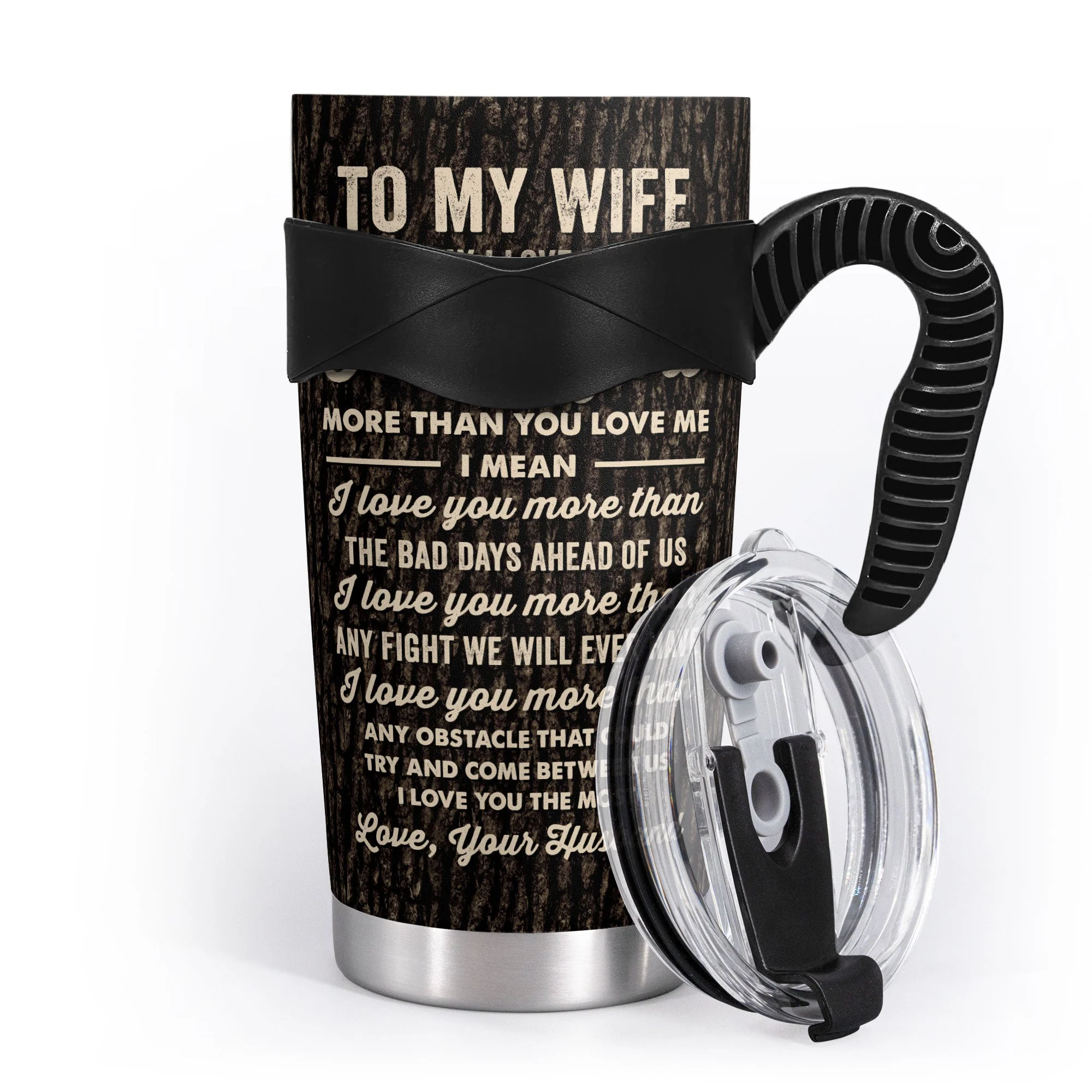 I Love You The Most - Personalized Photo Tumbler Cup - Image 8