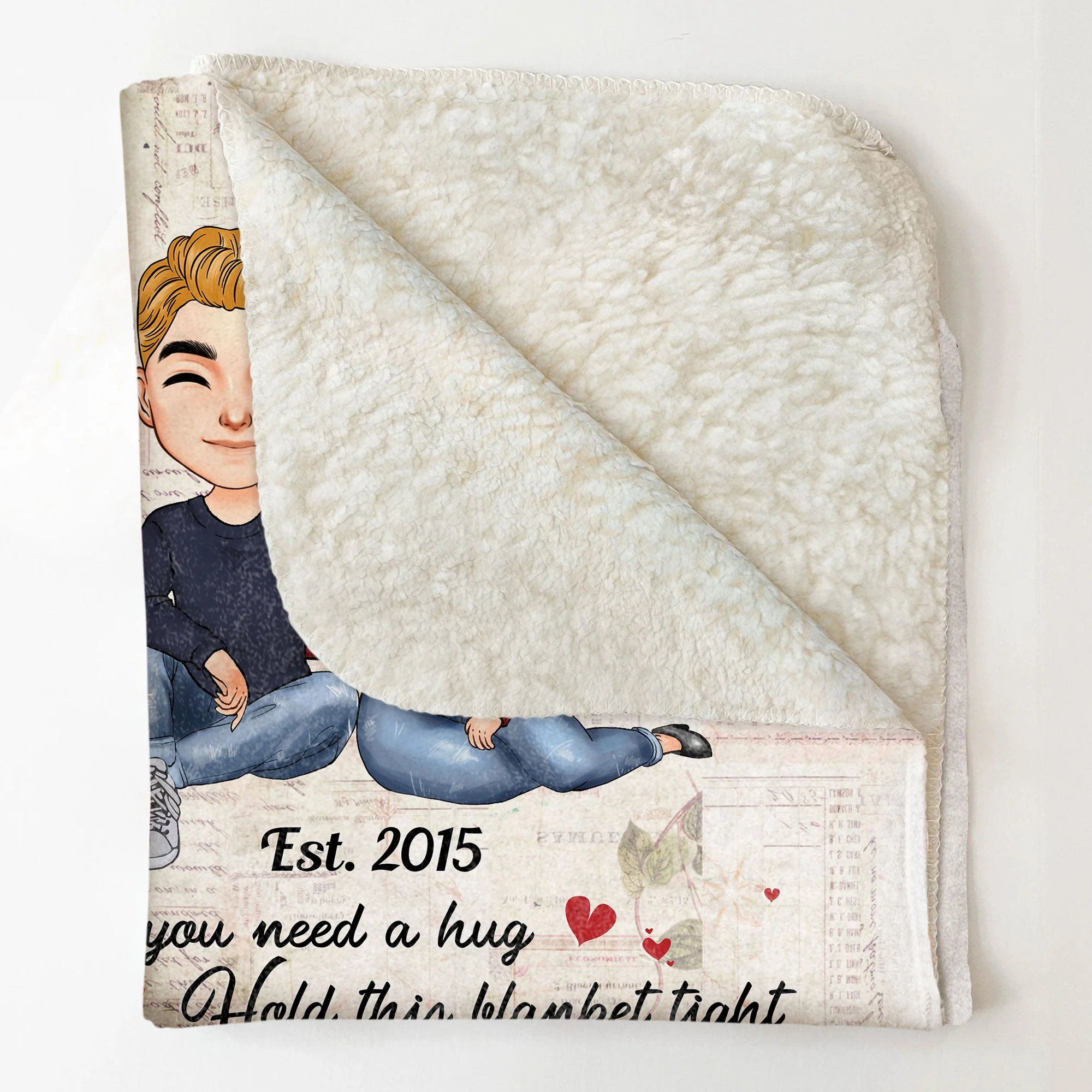 I Loved You Then, I Love You Still - Personalized Blanket - Image 3