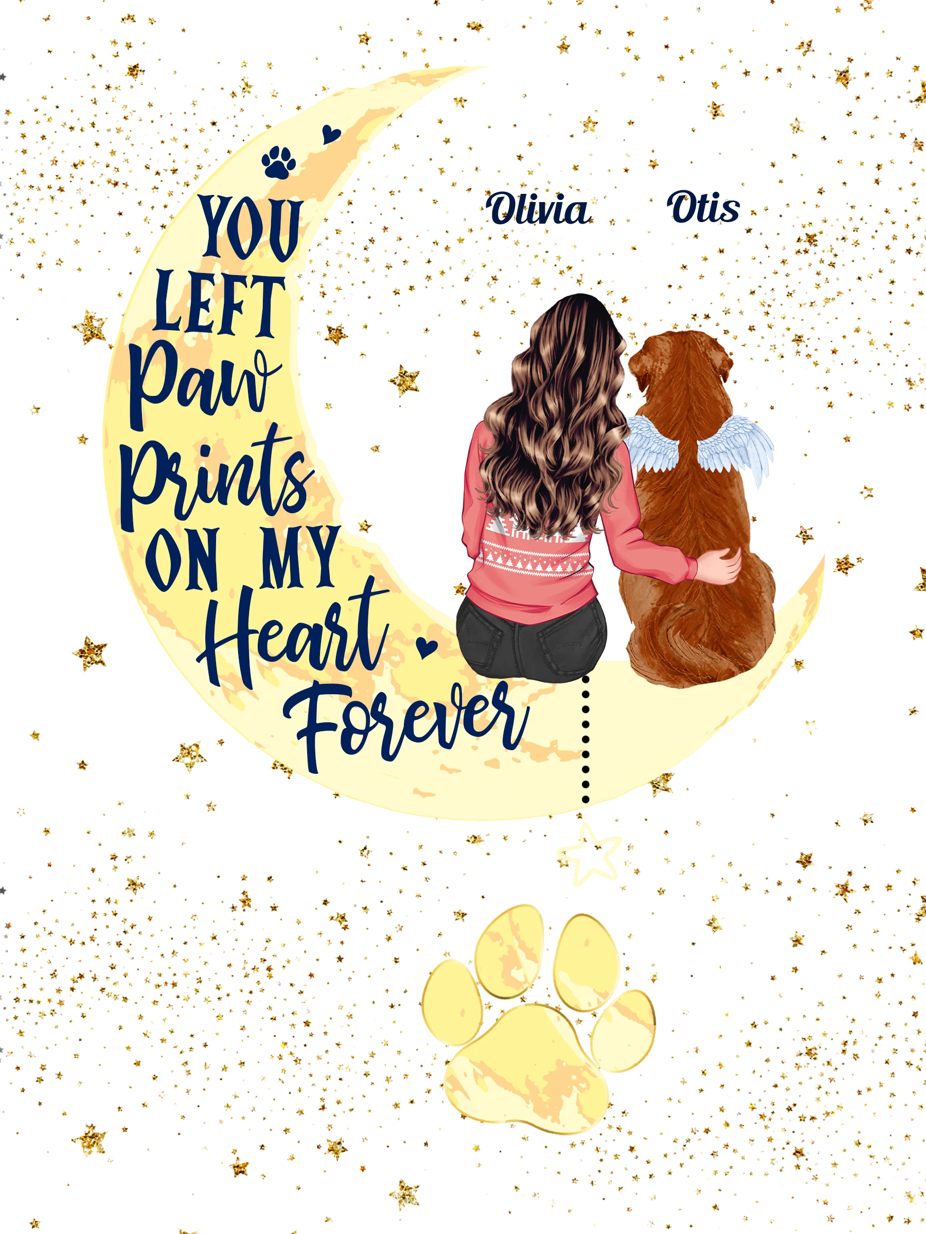 I Loved You Your Whole Life Pet Loss Gift - Personalized Acrylic Plaque - Image 2