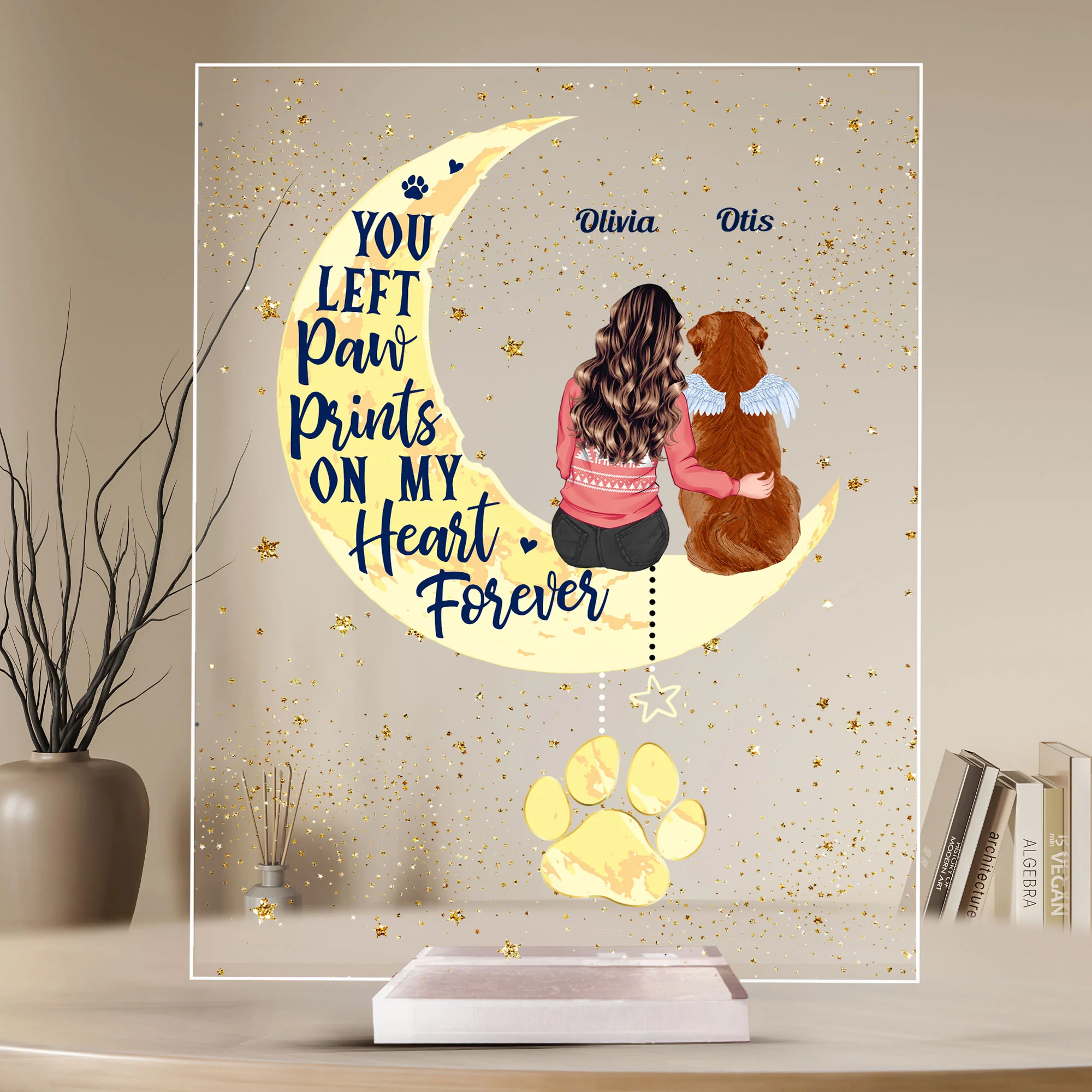 I Loved You Your Whole Life Pet Loss Gift - Personalized Acrylic Plaque - Image 4
