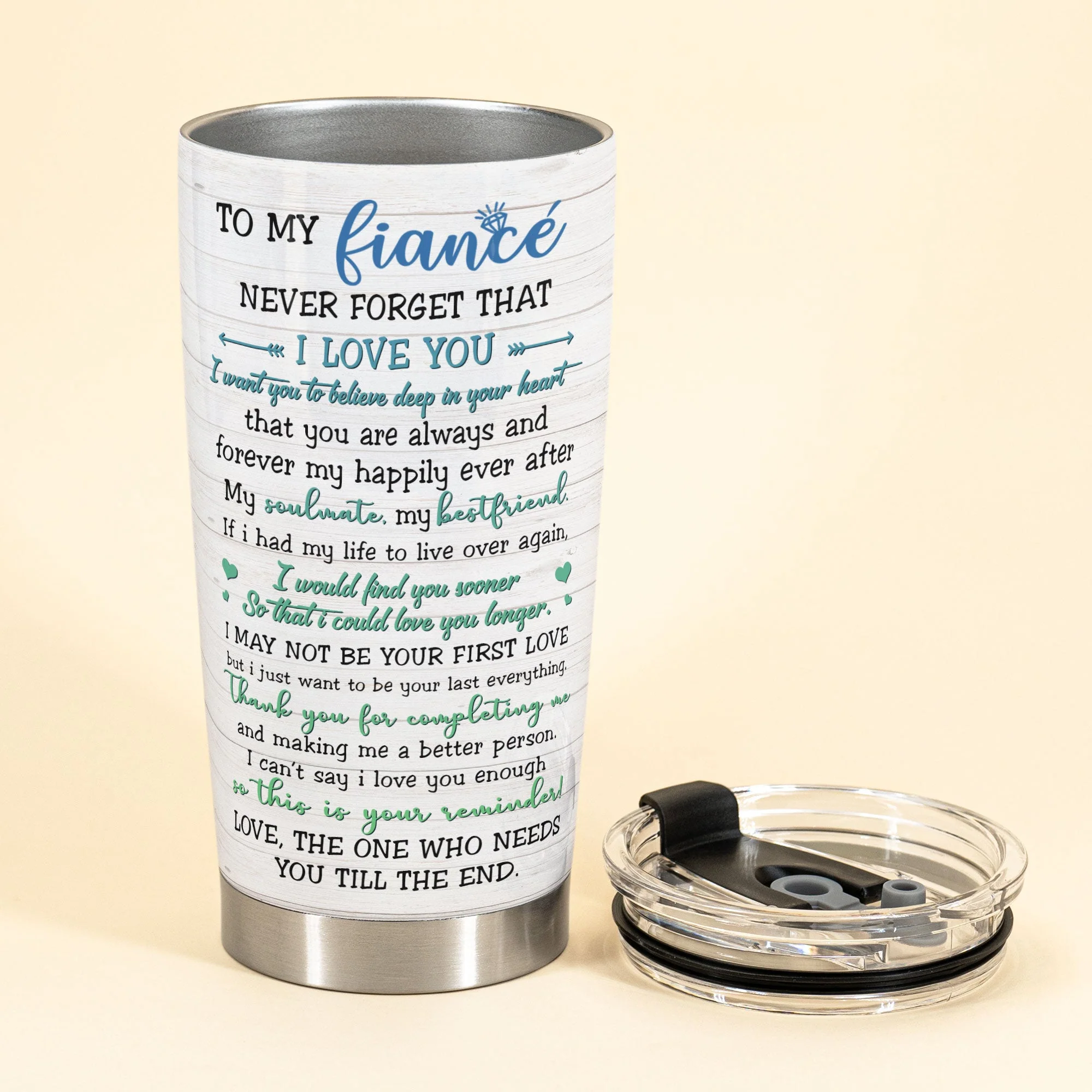 Just Want To Be Your Last Everything - Personalized Tumbler Cup - Image 3