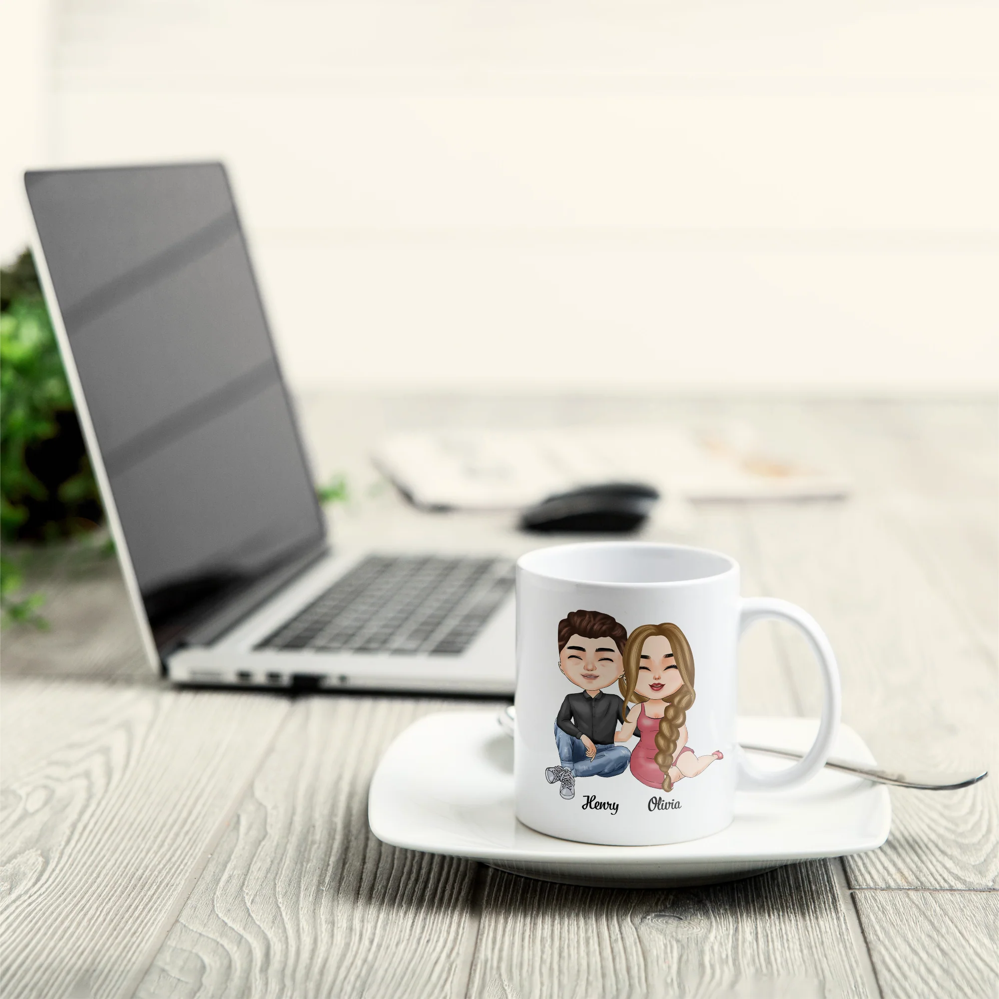 I Met You I Liked You I Love You I Am Keeping You - Personalized Mug - Anniversary, Valentine's Day Gift For Husband, Boyfriend, Fiancé - Image 4