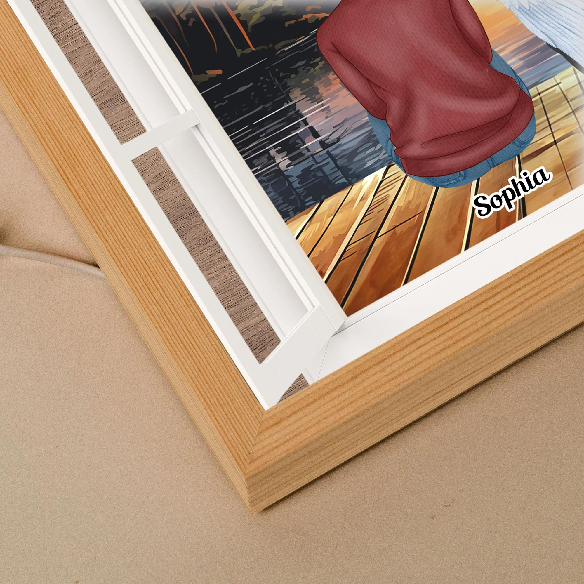 I Miss You - I Know - Personalized Light Up Picture Frame - Image 7