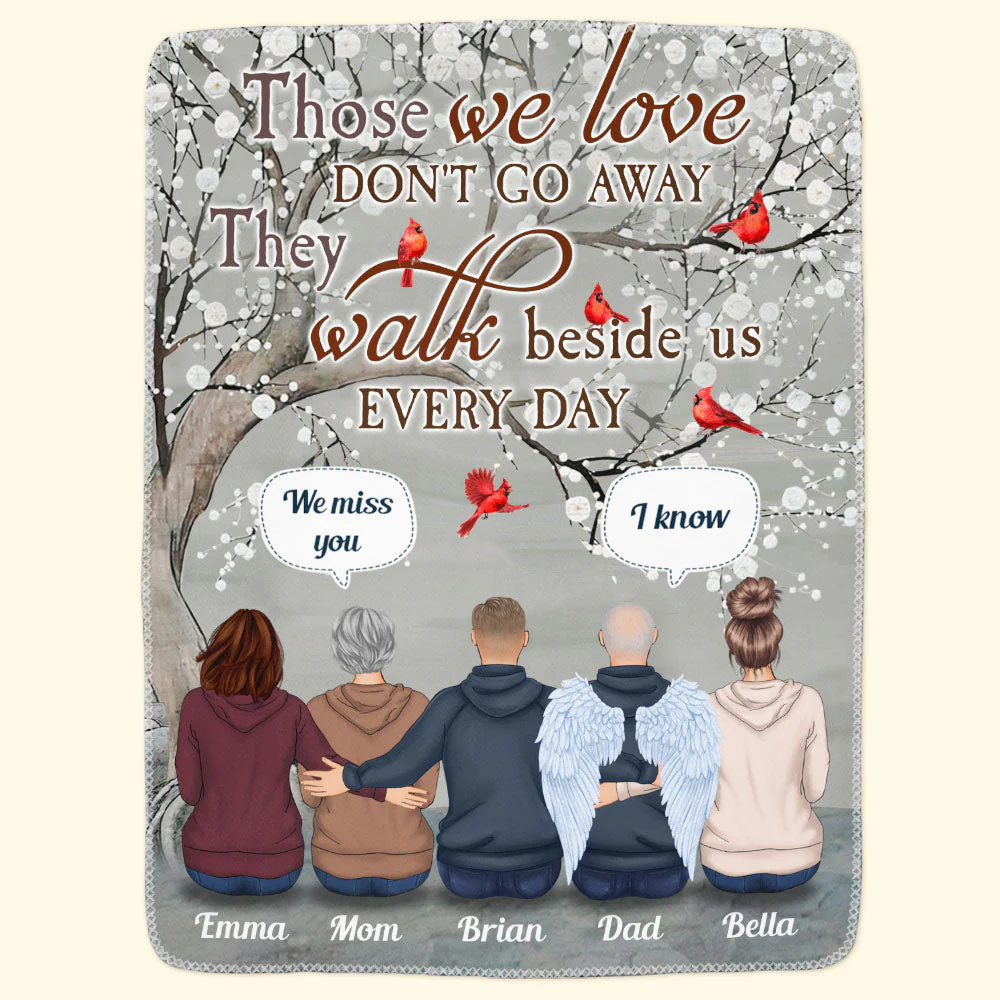 I Miss You - Personalized Memory Blanket - Image 3