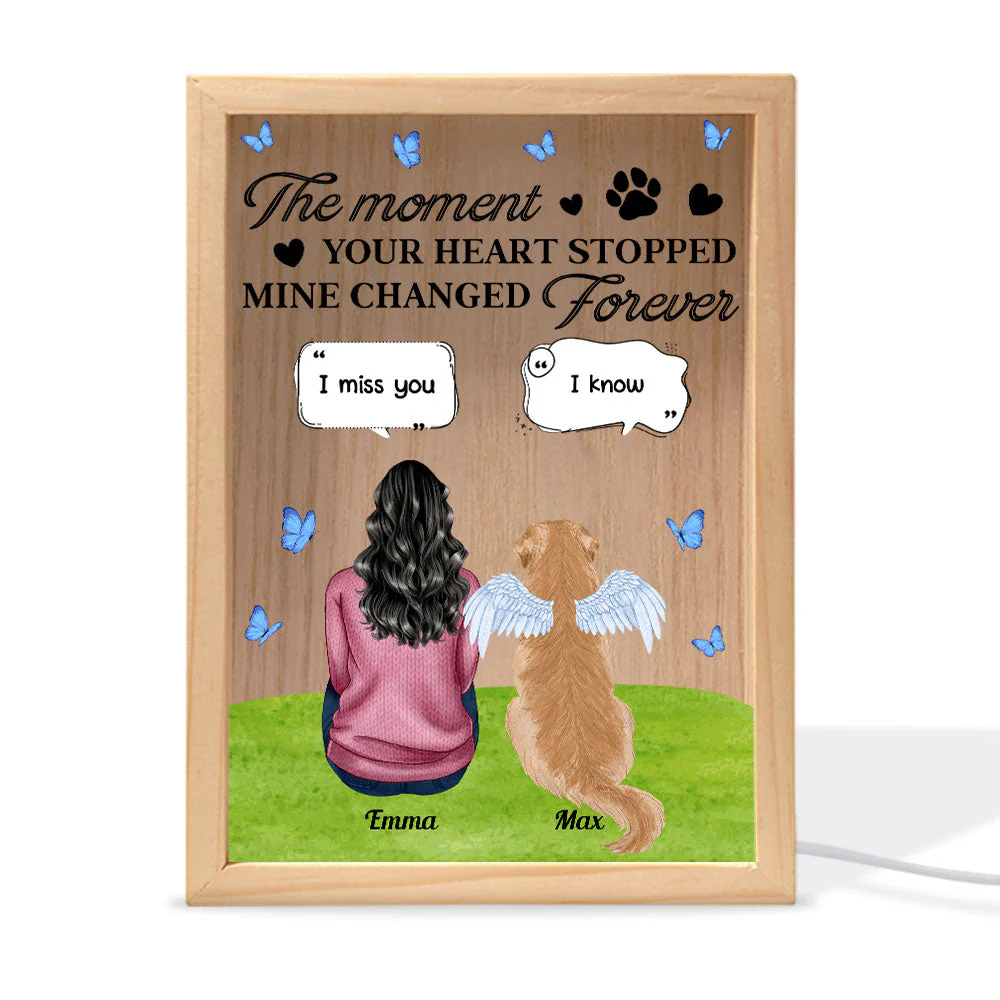 I Miss You - Personalized Frame Light Box - Image 2