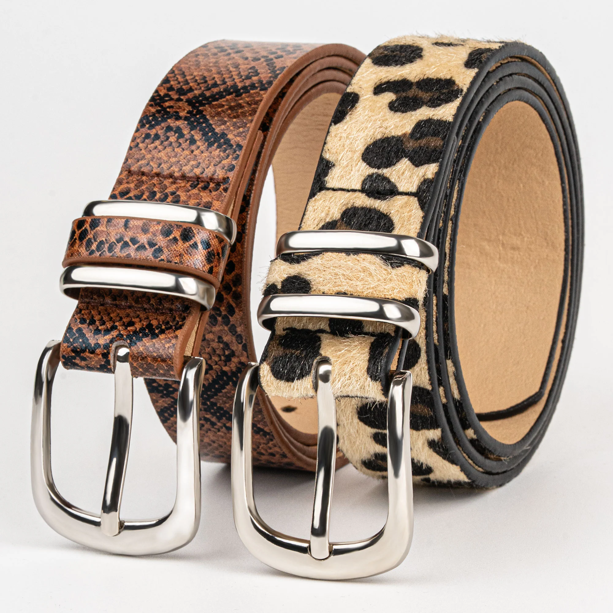 I Miss Your Face - Personalized Animal Print Leather Belt - Image 2