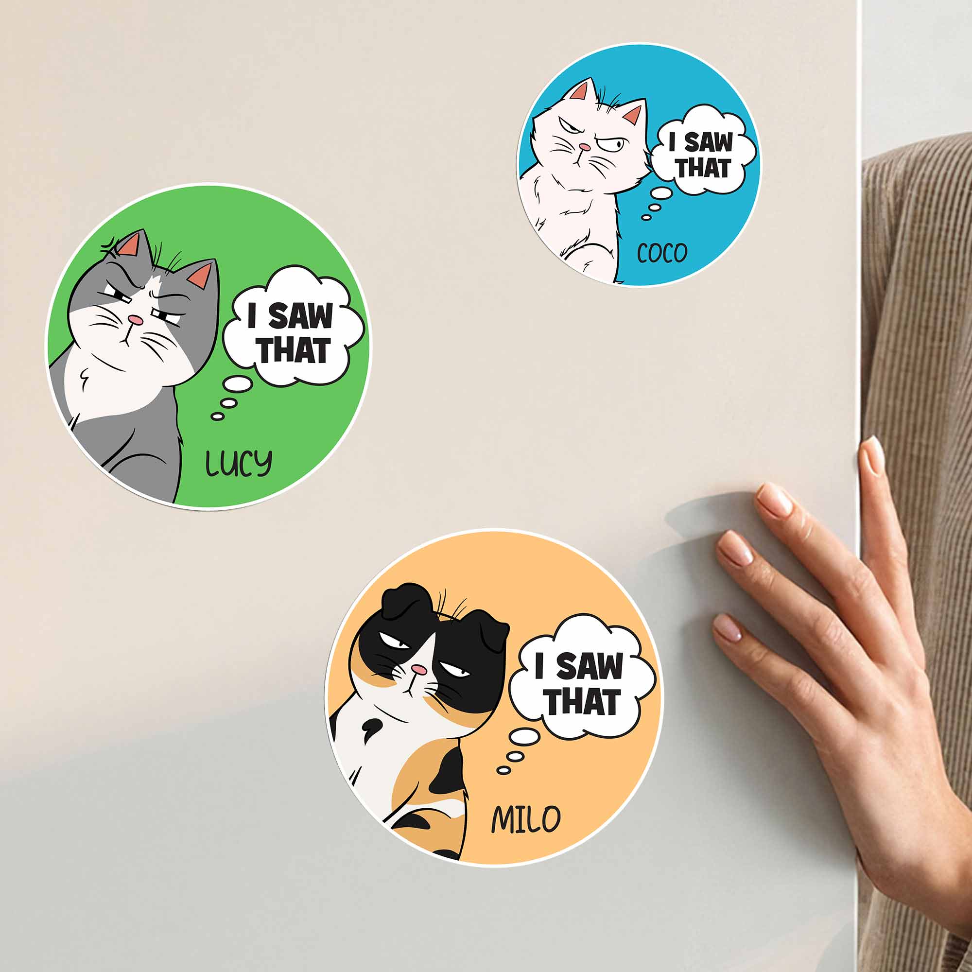 I Saw That - Personalized Magnet - Image 6
