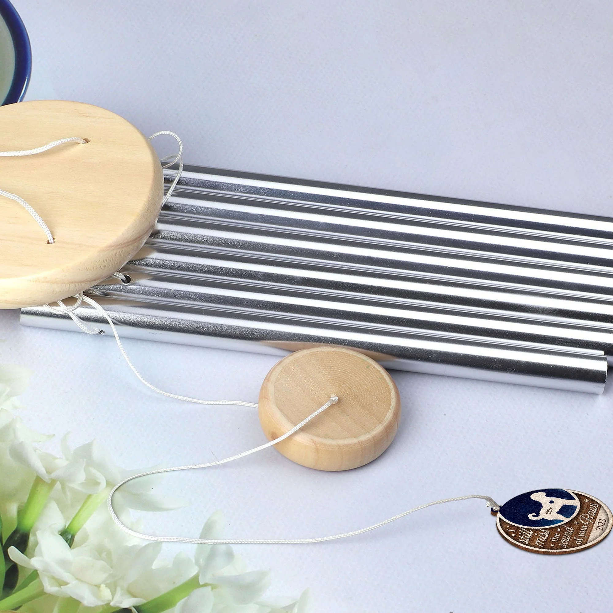 I Still Miss The Sound Of Your Paws - Personalized Wind Chimes - Image 5