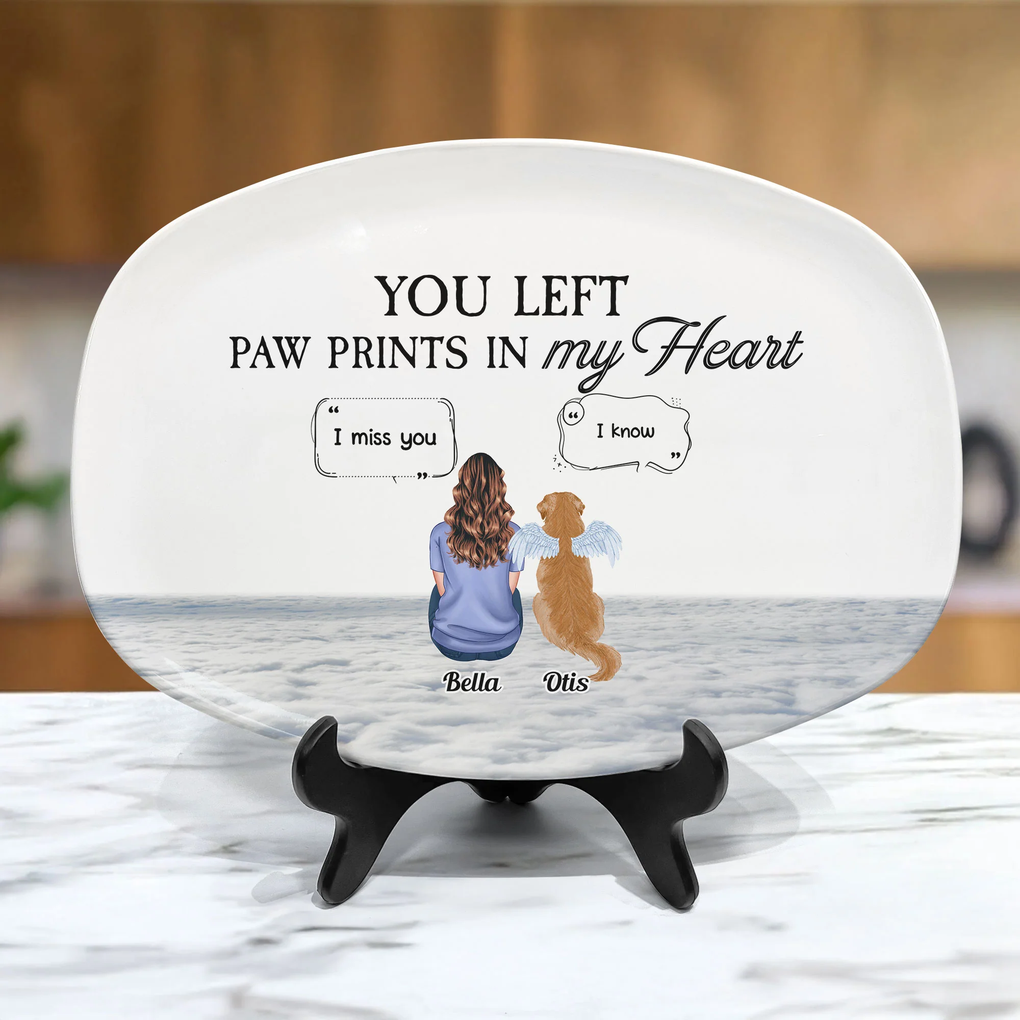 I Still Miss You Pet Memorial - Personalized Platter - Image 2
