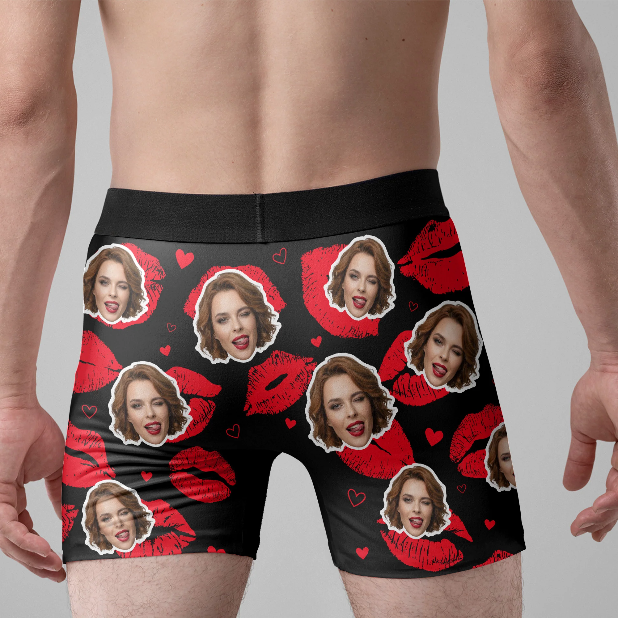 I Sucked It I Licked It So It's Mine Naughty Gift For Him - Personalized Photo Men's Boxer Briefs - Image 4