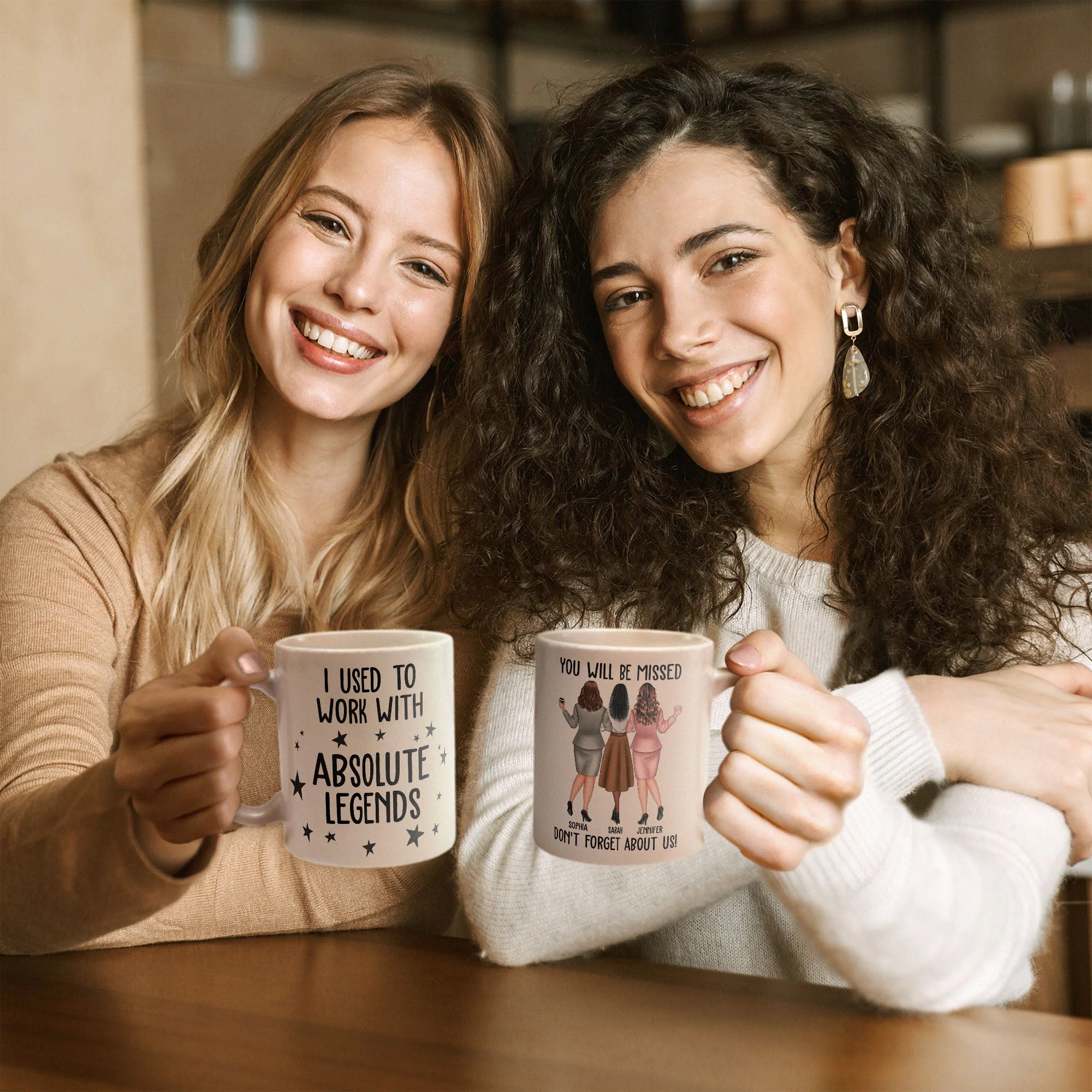 I Used To Work With Absolute Legends - Personalized Mug - Image 4
