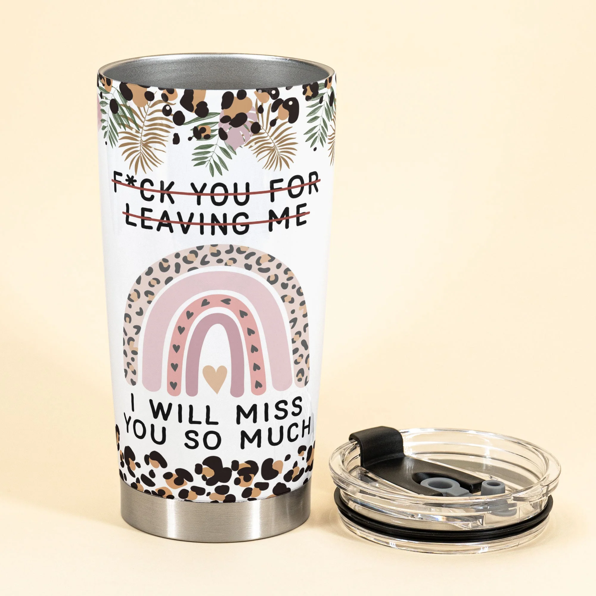 I Will Miss You So Much - Personalized Tumbler Cup - Funny Leaving Gift For Coworkers, Colleagues, Besties - Image 3