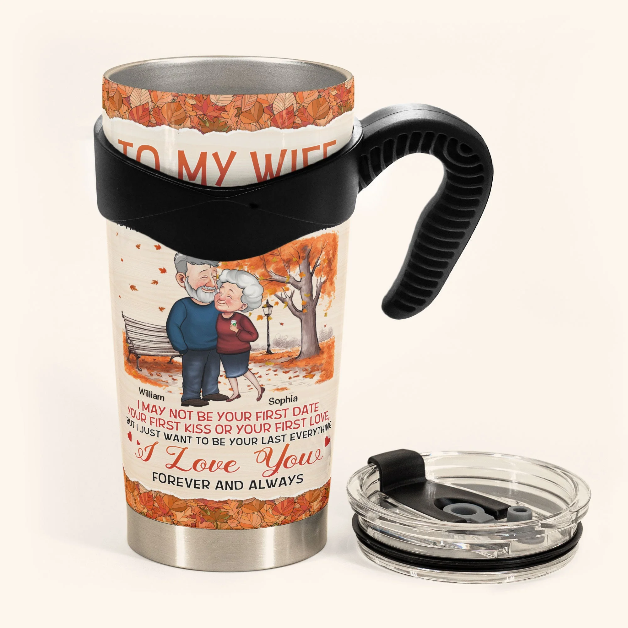 I Wish I Could Turn Back The Clock - Personalized Tumbler Cup - Birthday Gifts For Her, Wife - Image 8
