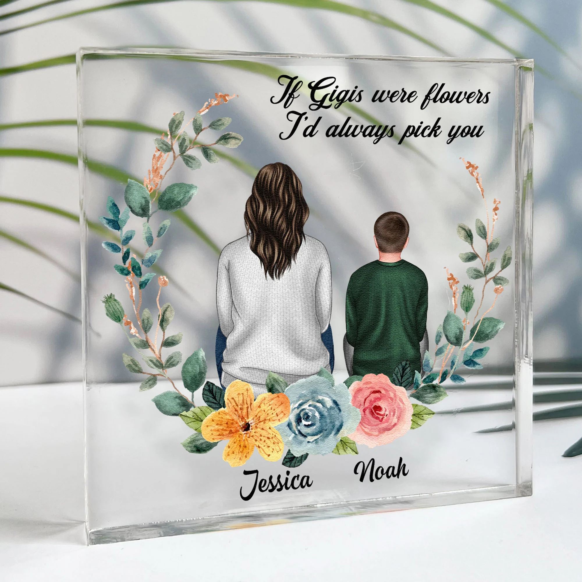 If Grandmas Were Flowers - Personalized Acrylic Plaque - Image 2