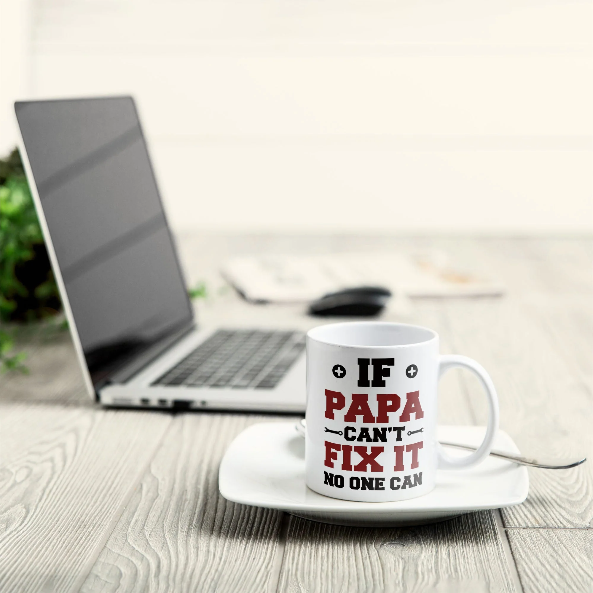 If Papa Can't Fix It No One Can - Personalized Mug - Christmas & Birthday Gift For Papa, Dad, Father, Daddy - Image 6