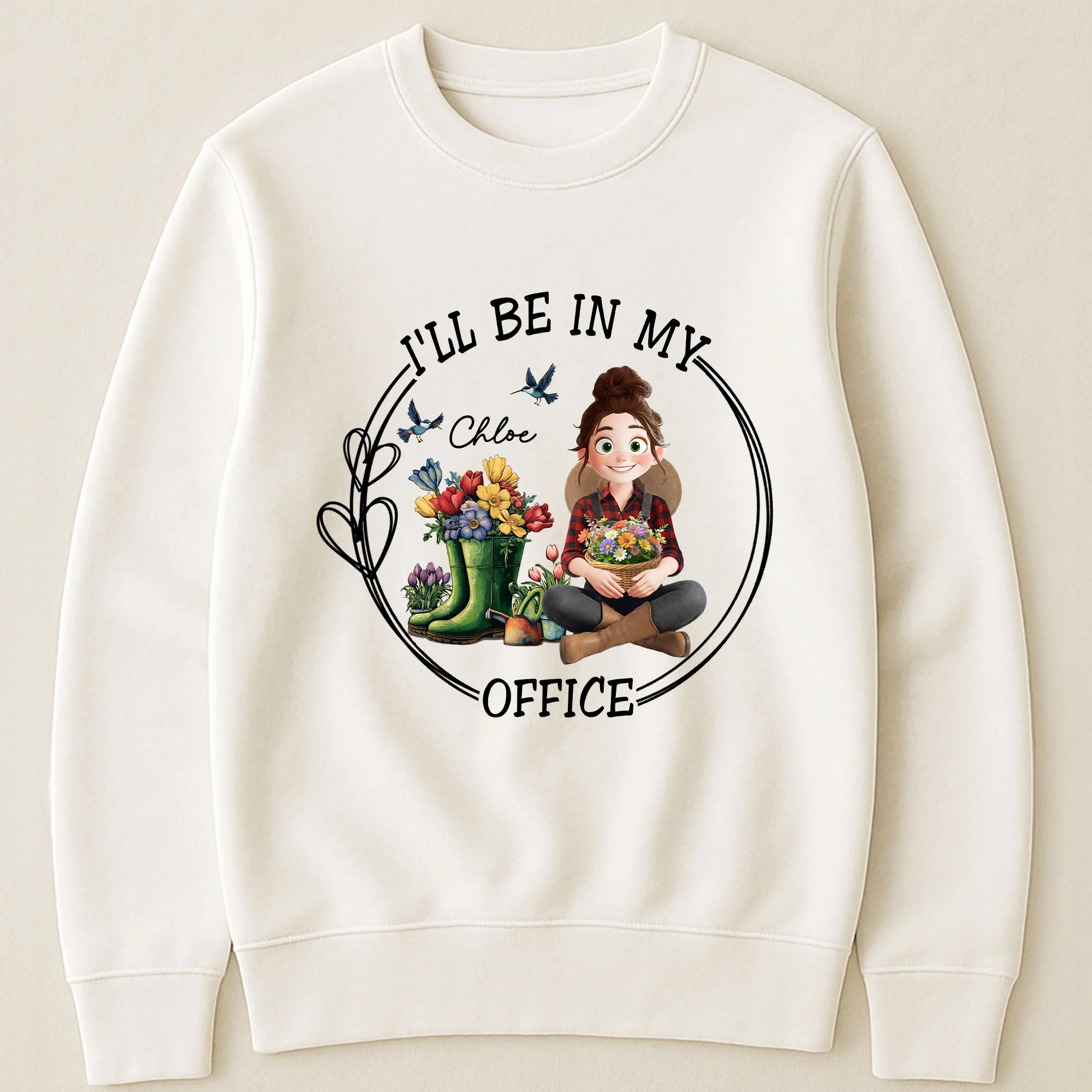 I'll Be In My Office Gardener Shirt - Personalized Shirt - Image 3