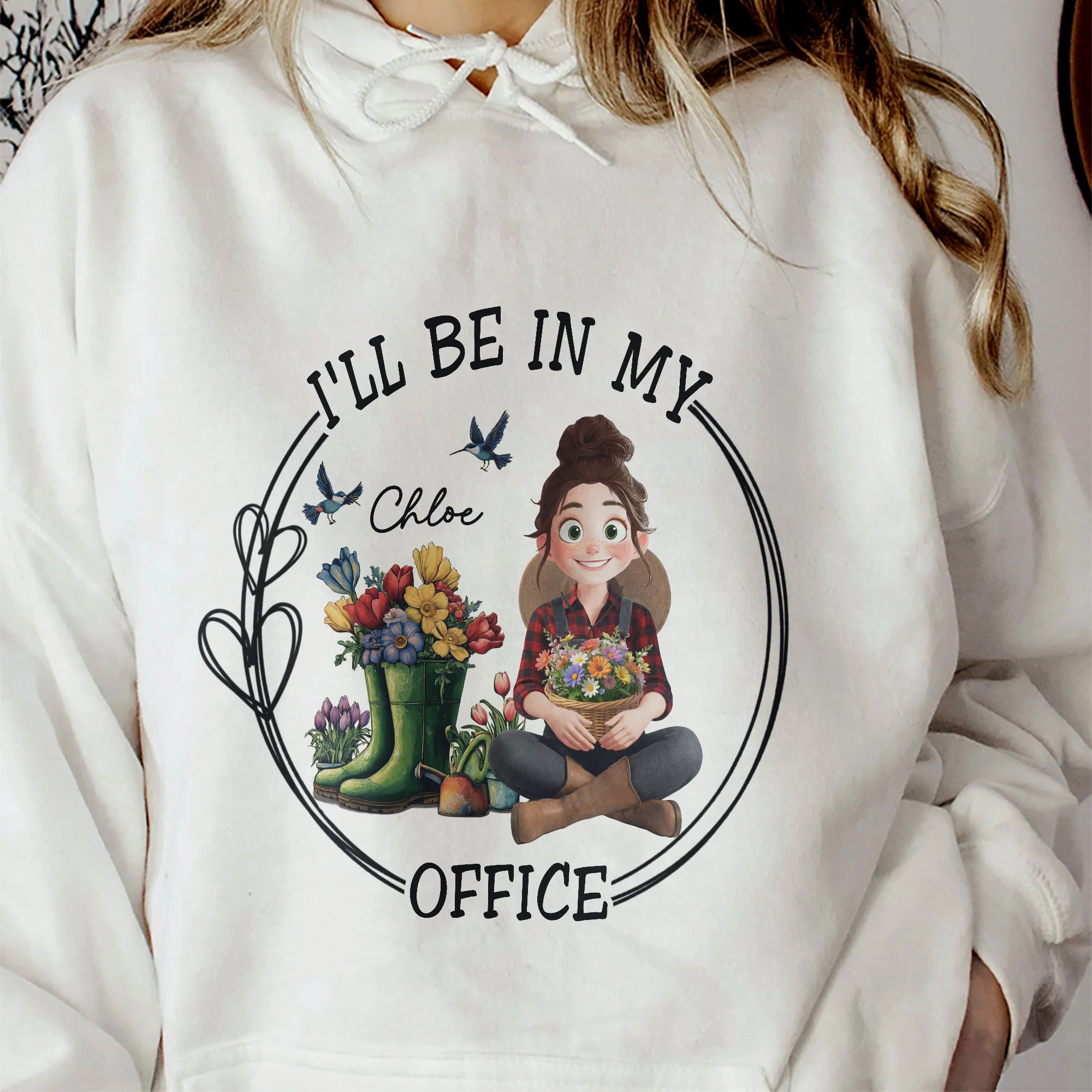I'll Be In My Office Gardener Shirt - Personalized Shirt - Image 6
