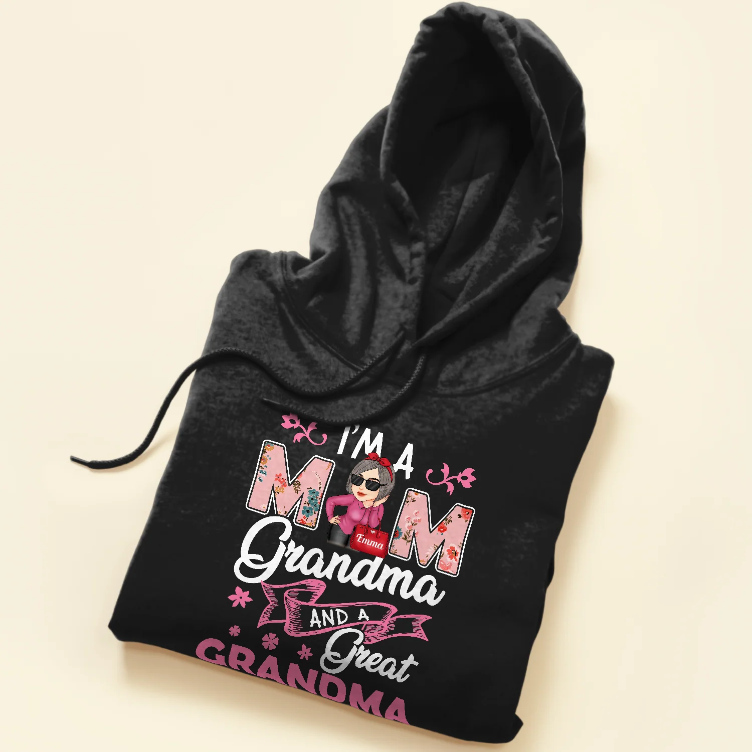I'm A Mom Grandma Great Grandma - Personalized Shirt - Birthday, Mother's Day Gift For Mom, Grandma, Great Grandma - Gift From Husband, Sons, Daughers - Image 5