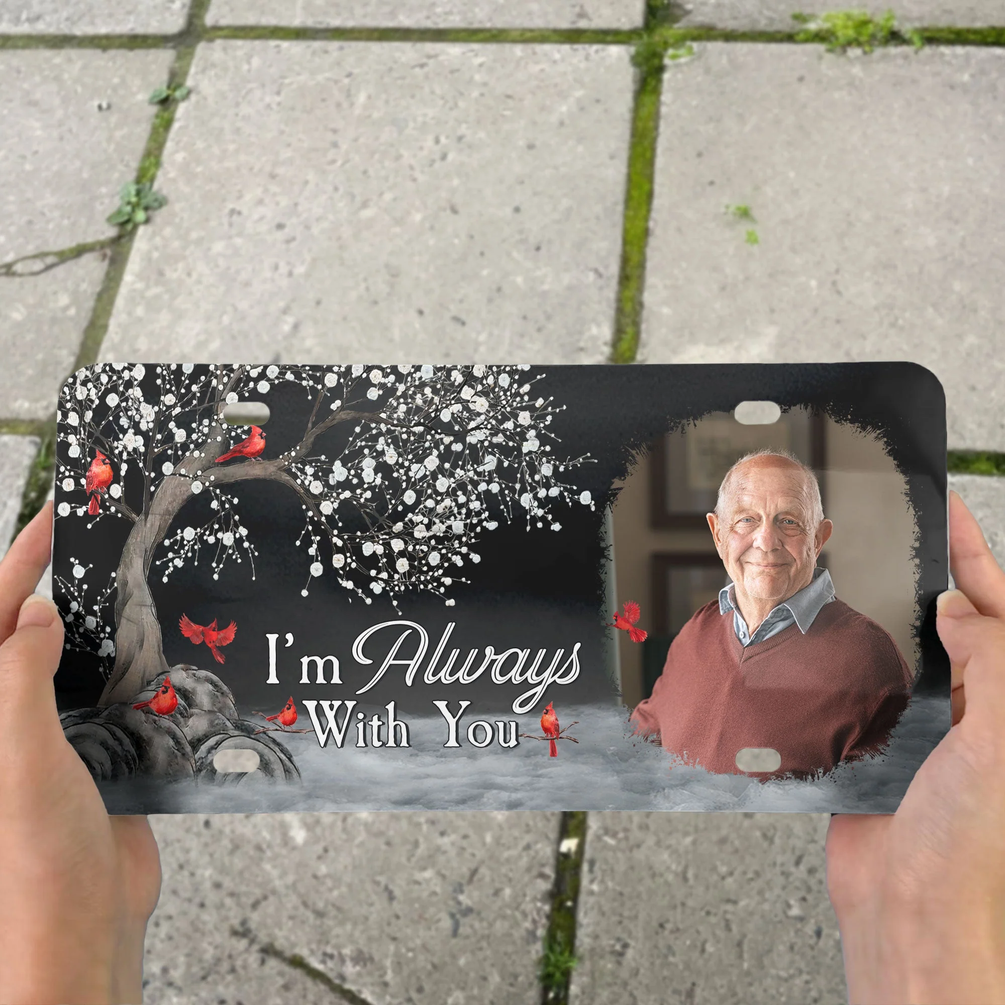 I'm Always With You - Custom Photo License Plate - Image 2