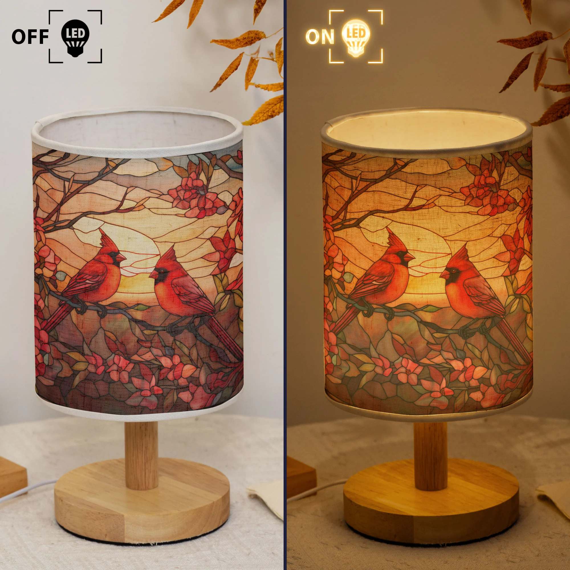 I'm Always With You Forever Love - Personalized Fabric Lamp - Image 4