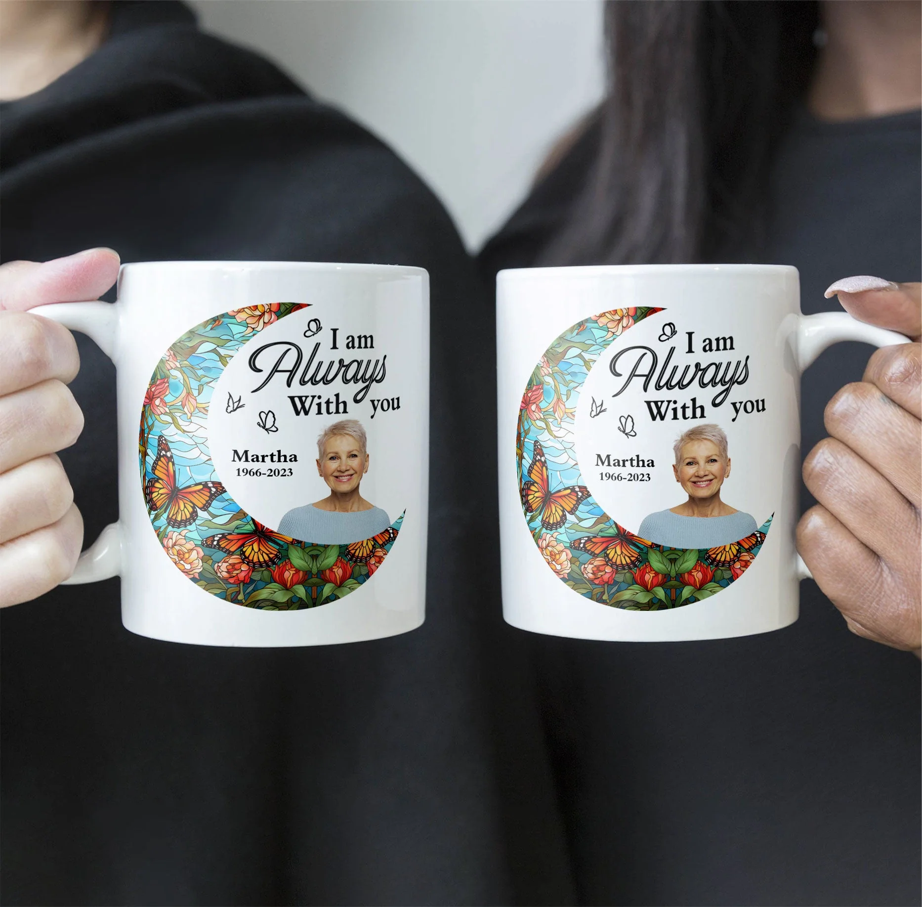 I'm Always With You Loss Of Family - Personalized Photo Mug - Image 4