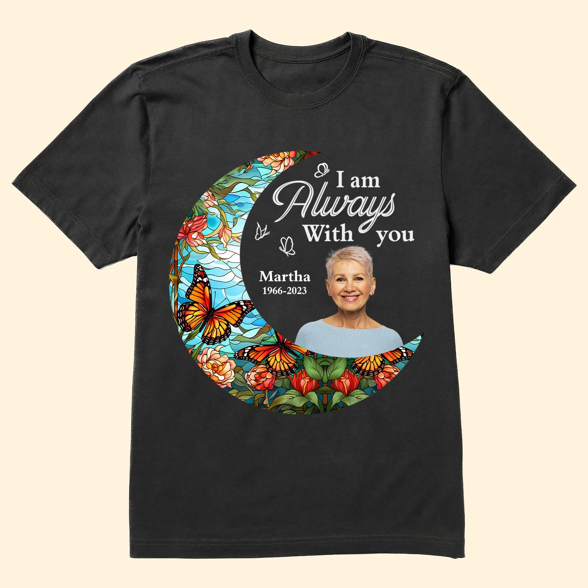 I'm Always With You Loss Of Family - Personalized Photo Shirt - Image 4