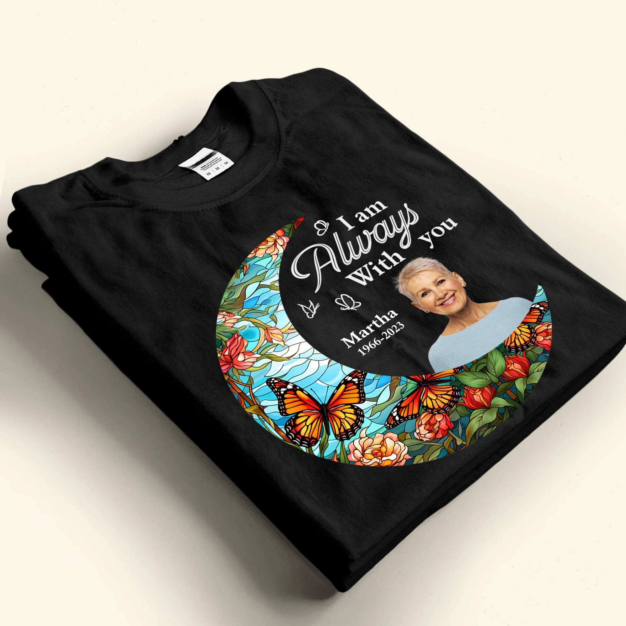 I'm Always With You Loss Of Family - Personalized Photo Shirt - Image 5