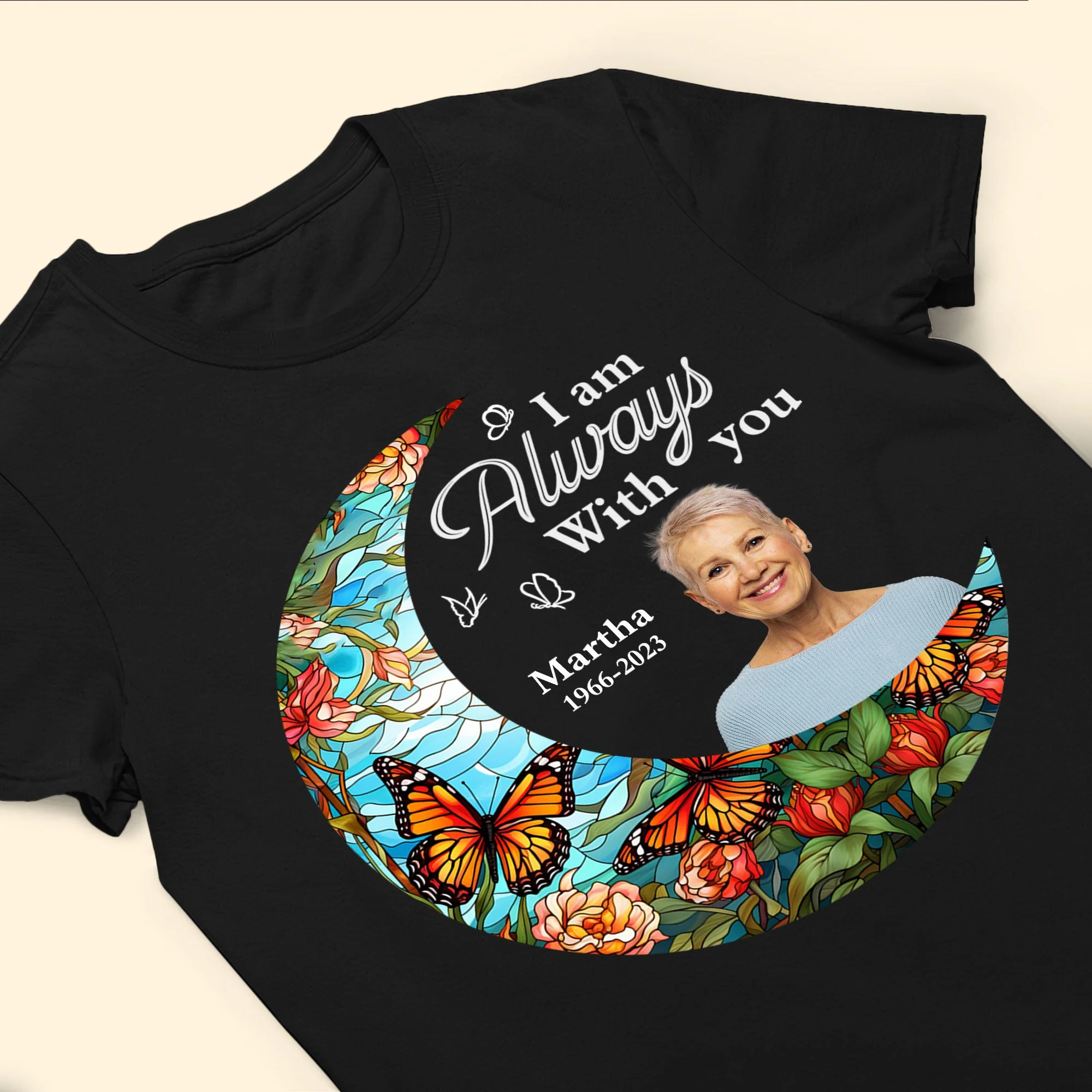I'm Always With You Loss Of Family - Personalized Photo Shirt - Image 6