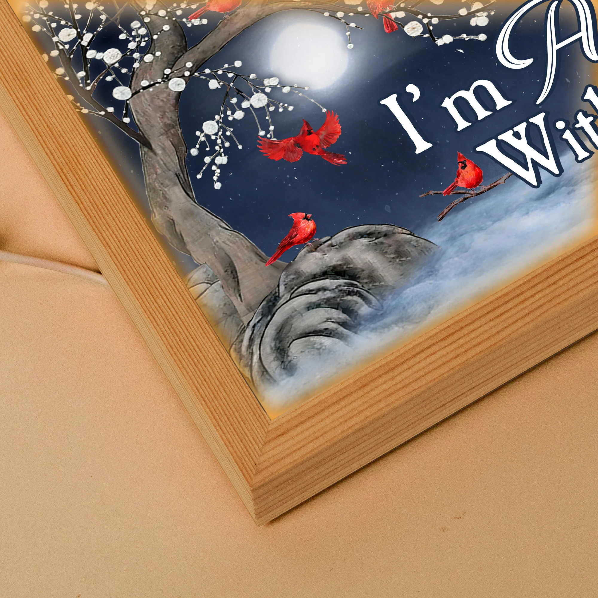 I'm Always With You Memorial - Personalized Photo Light Up Picture Frame - Image 8