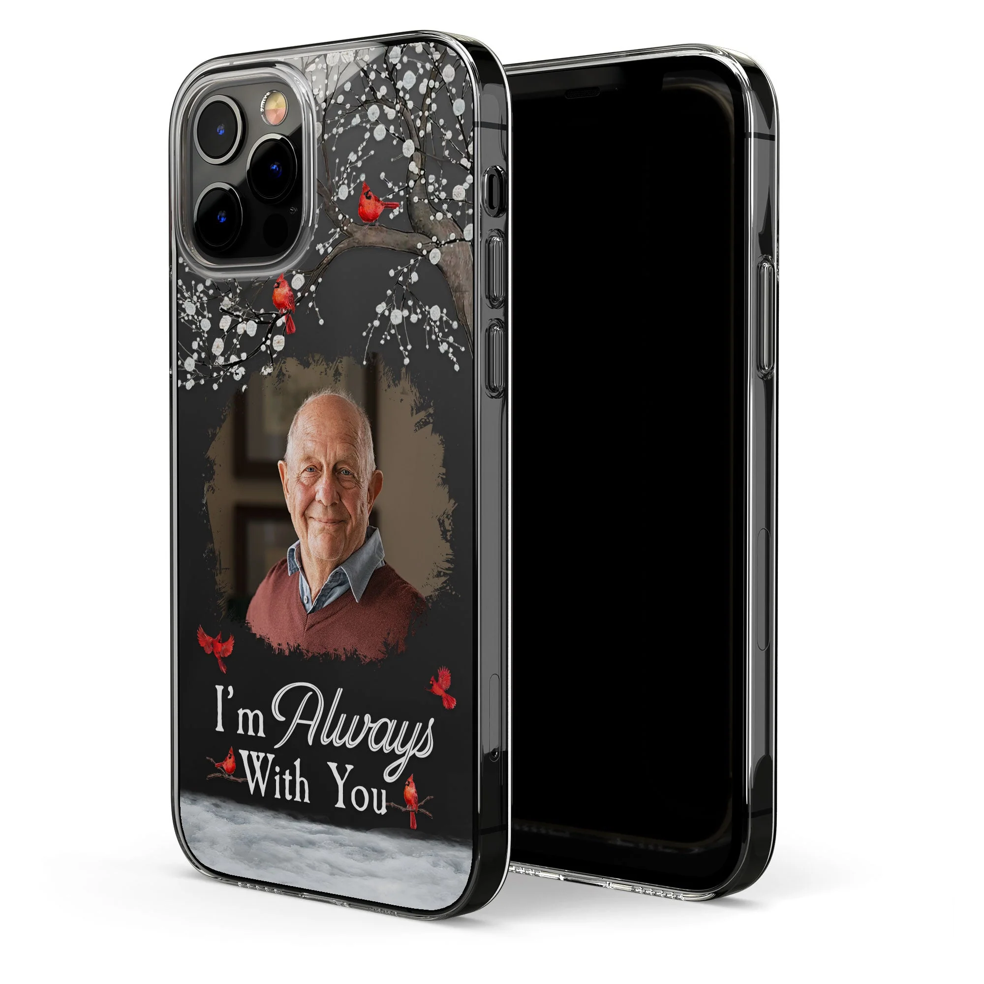 I'm Always With You - Personalized Clear Photo Phone Case - Image 4